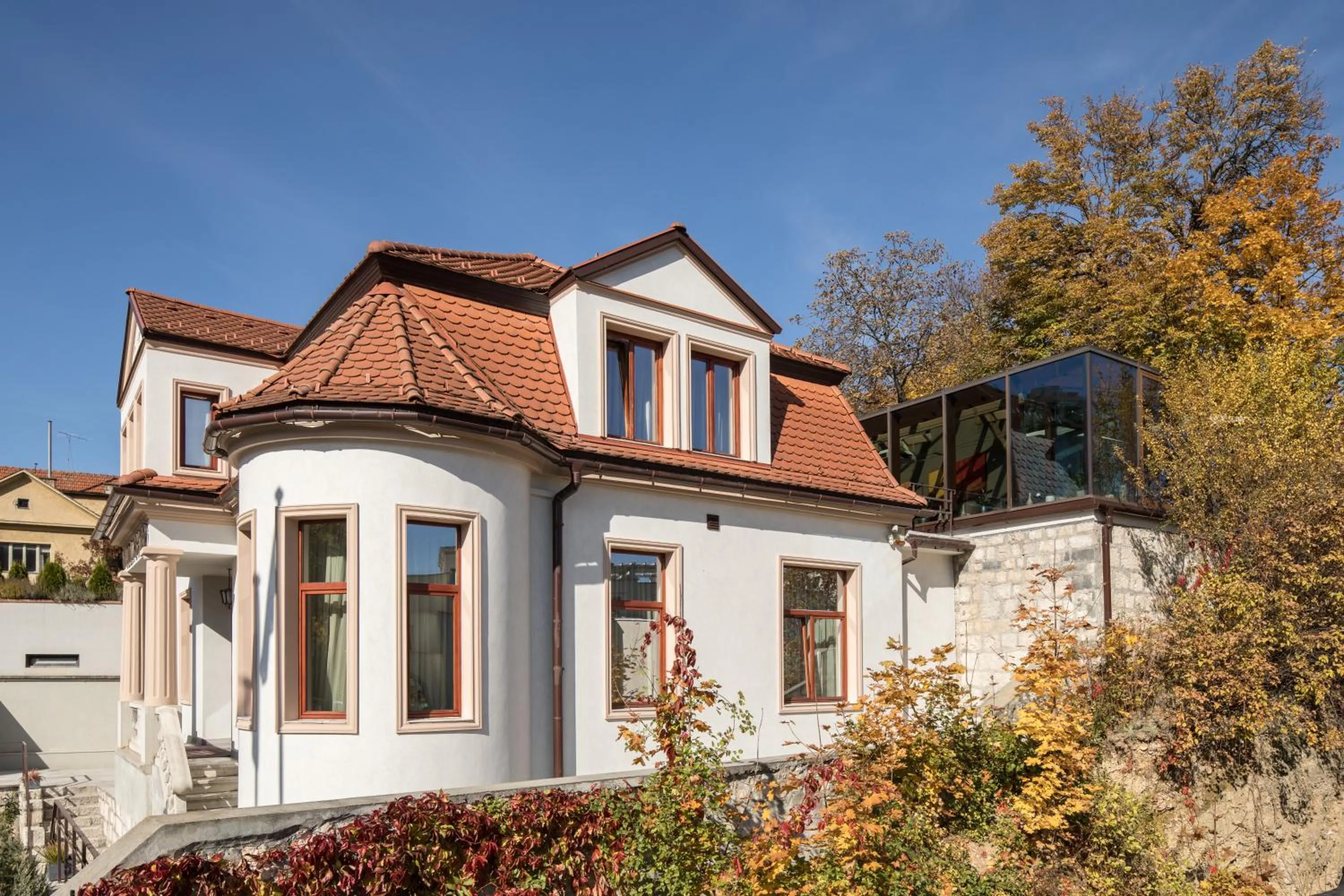 Facade/entrance in Villa Prato