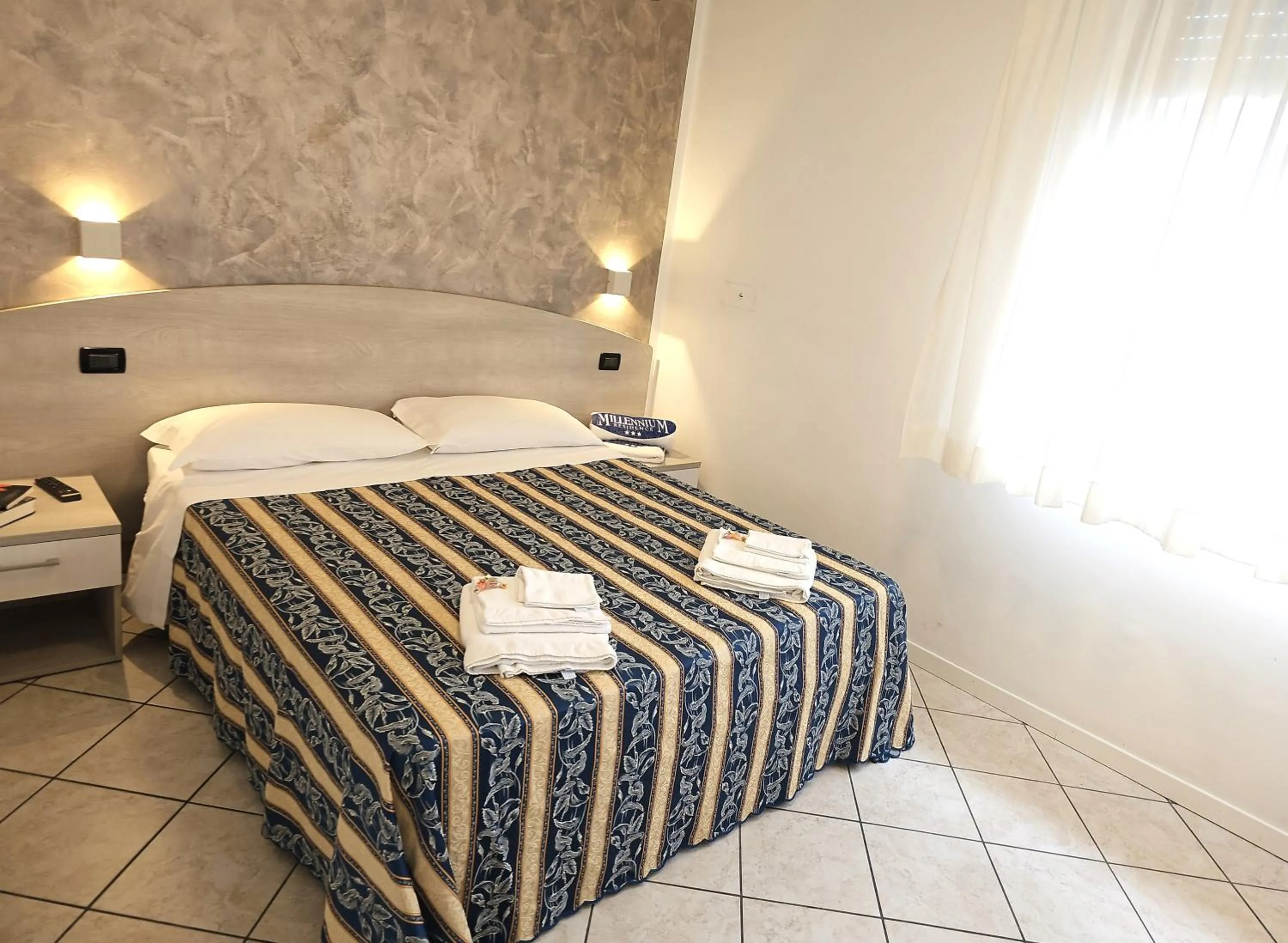 Bedroom, Bed in Residence Millennium