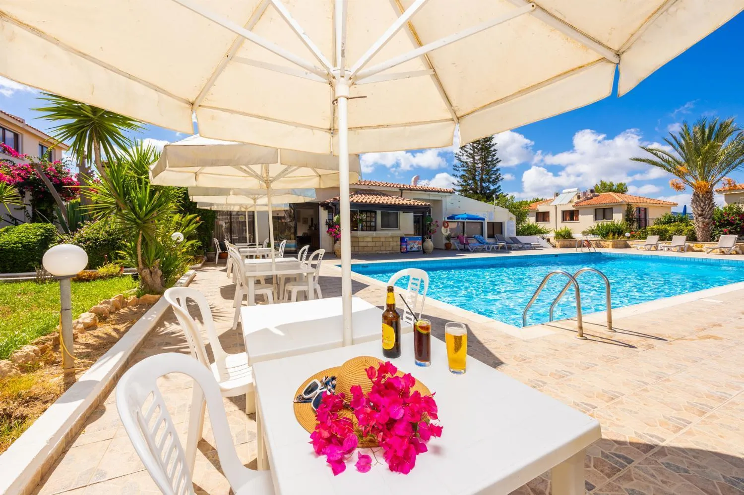 Patio in Tavros Hotel Apartments