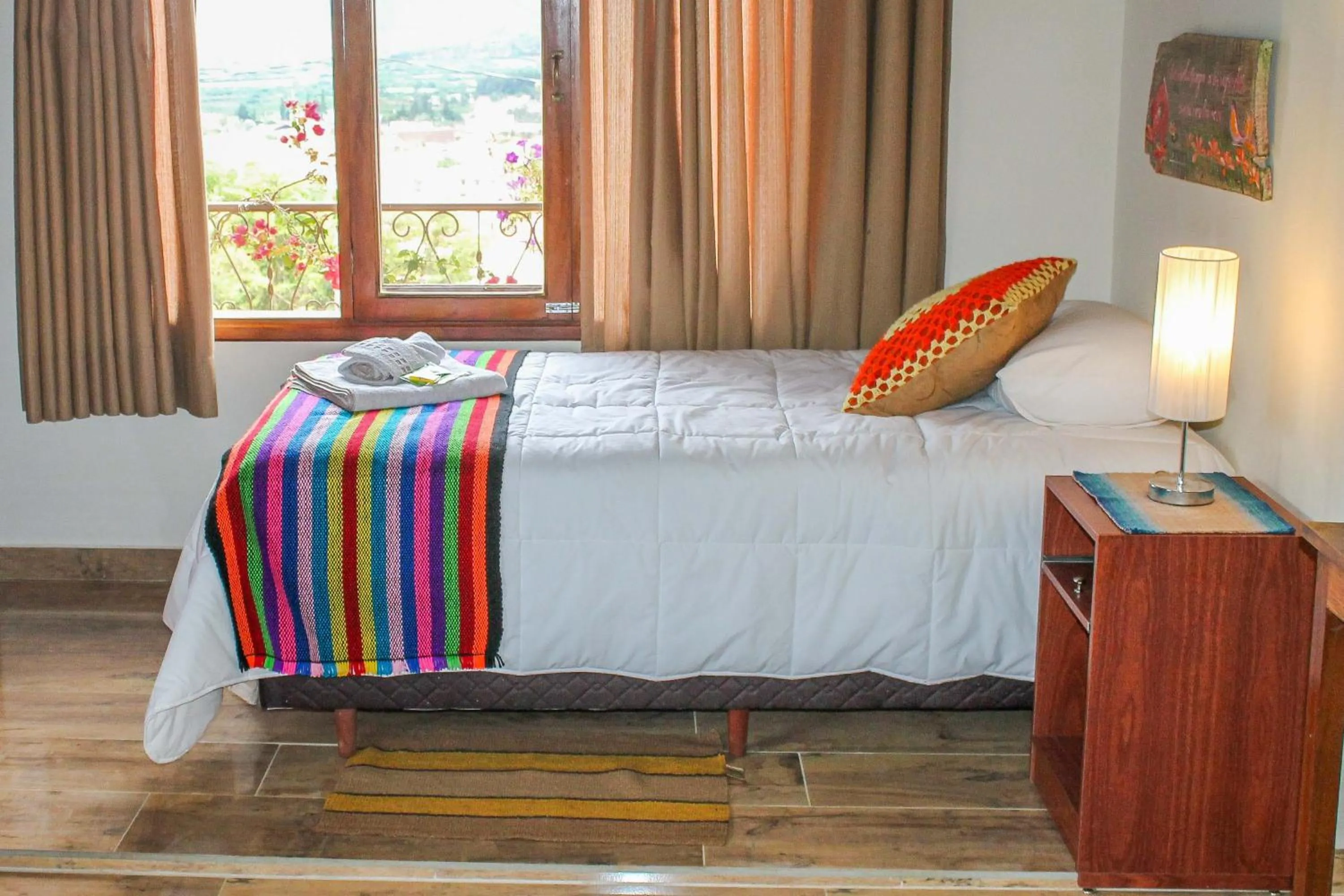 Bed in Cabaña El Mirador Vallegrande