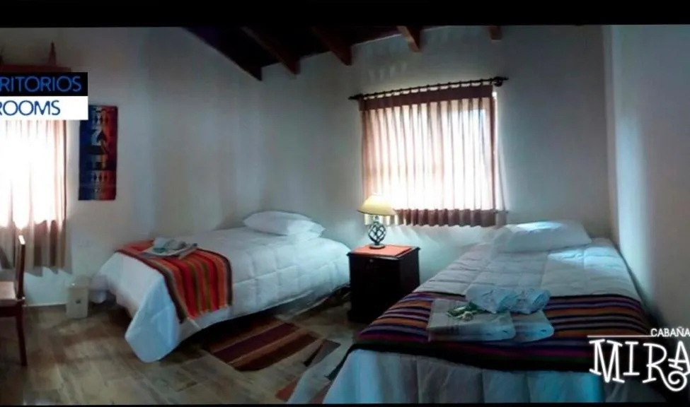 Bed in Cabaña El Mirador Vallegrande