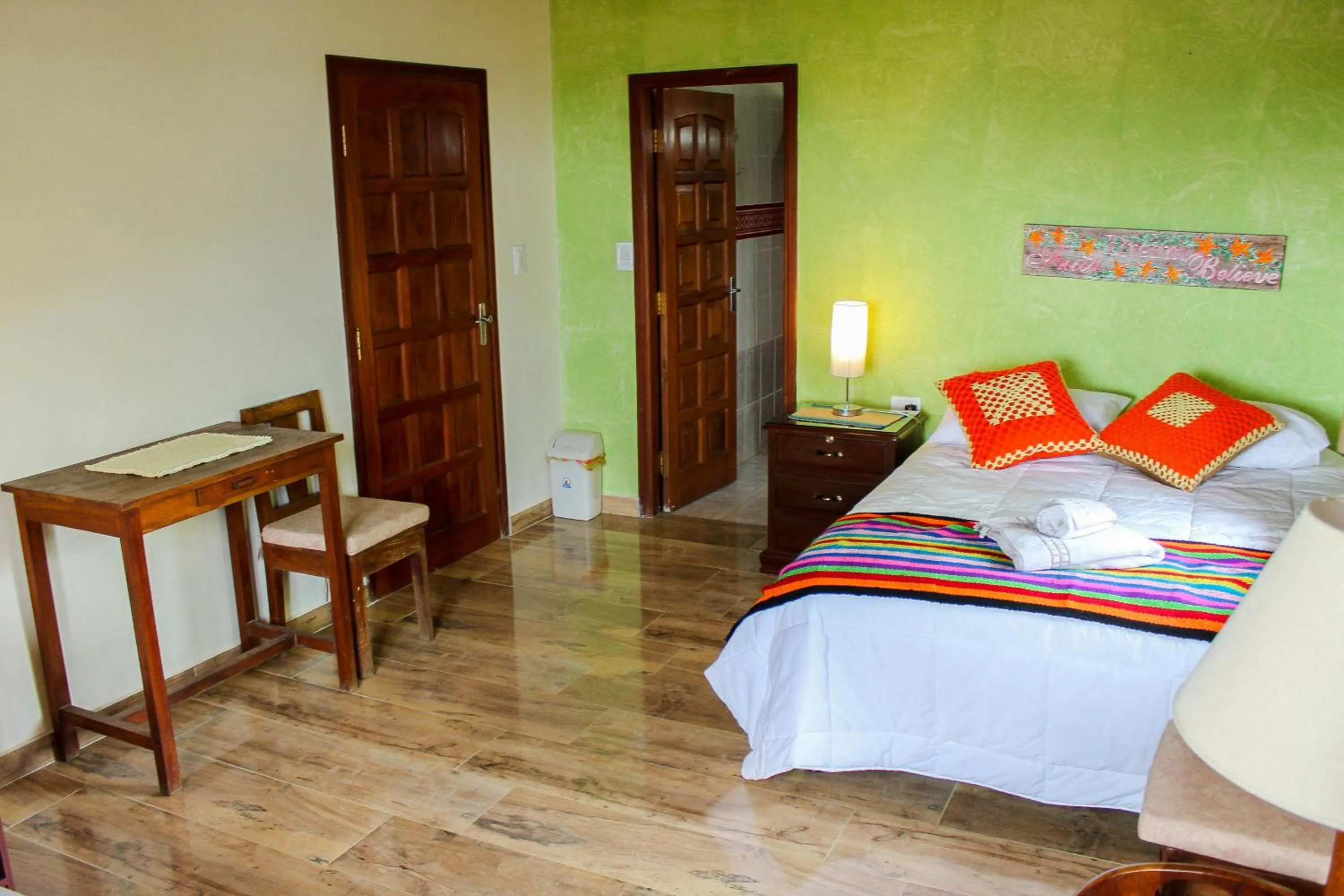 Bed in Cabaña El Mirador Vallegrande