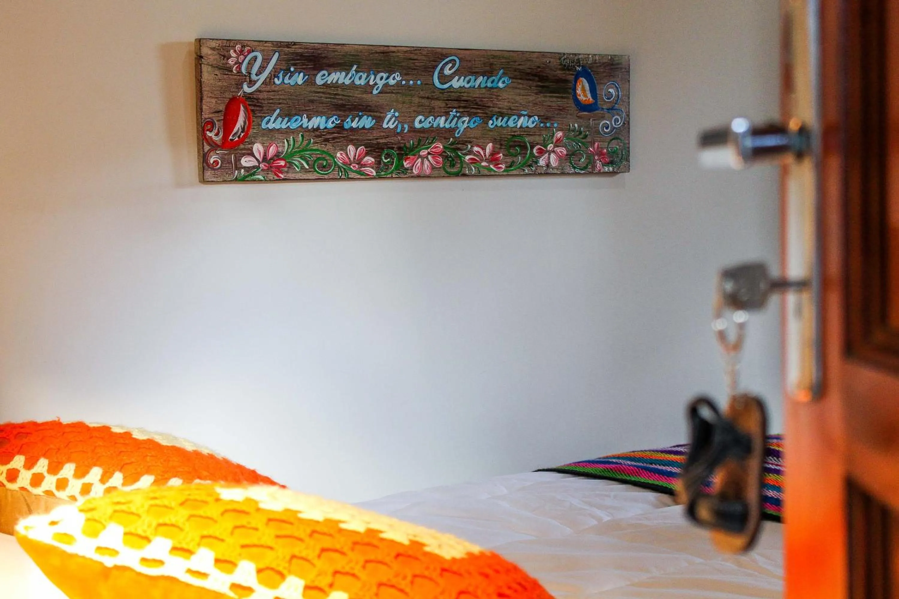 Bed in Cabaña El Mirador Vallegrande