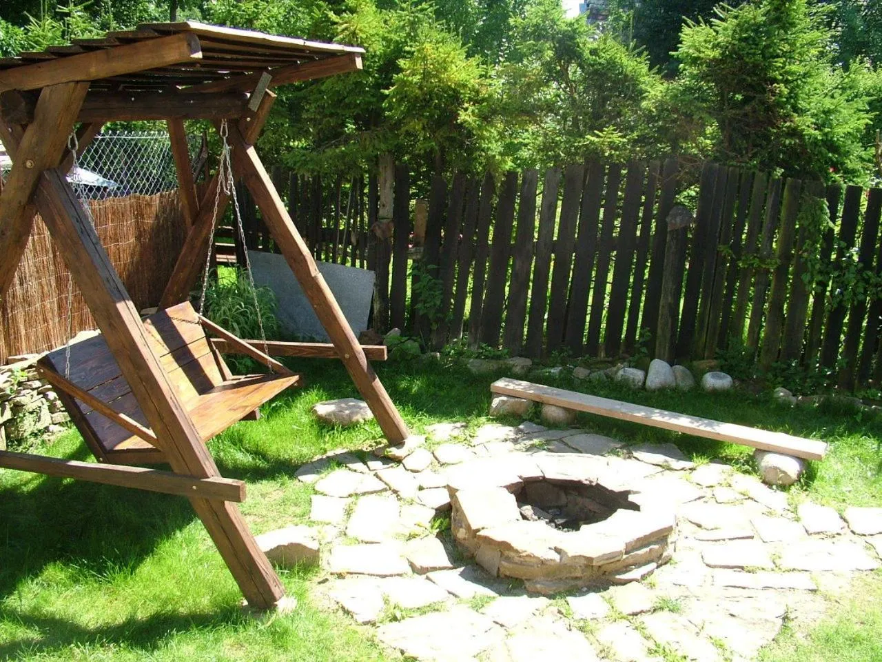 Garden in Apartmány v Chalupe