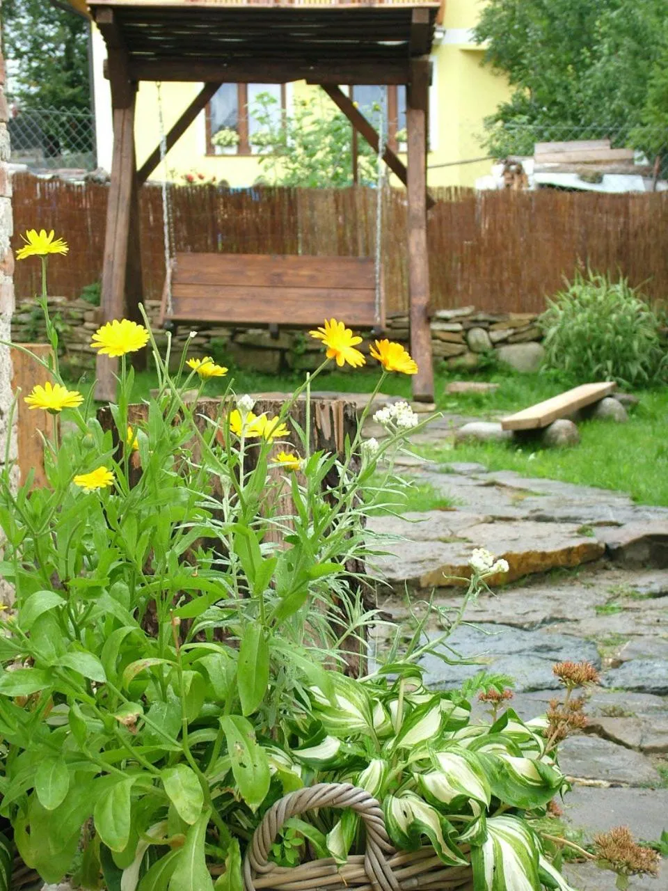 Garden in Apartmány v Chalupe