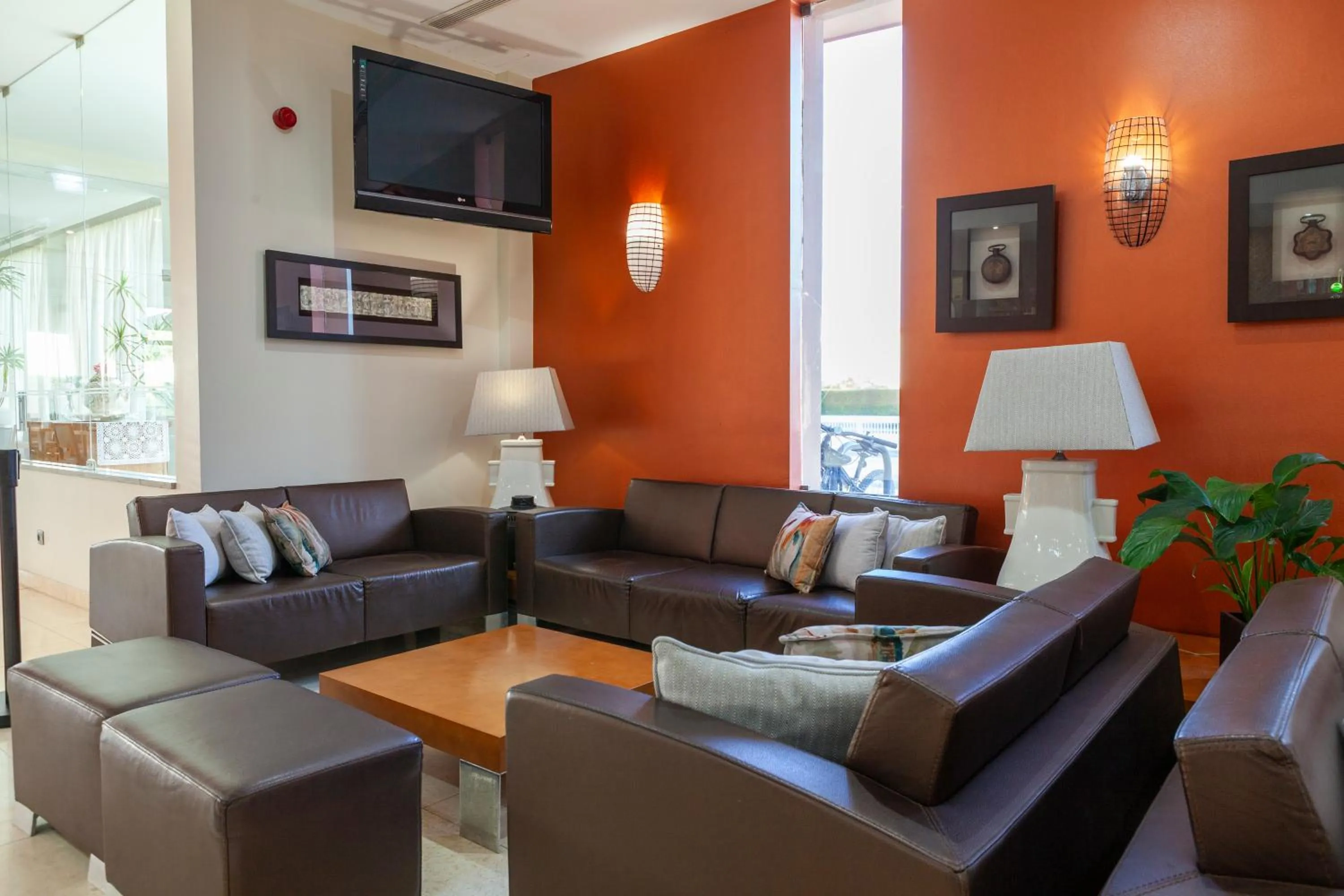 Lobby or reception in Hotel Praia Sol