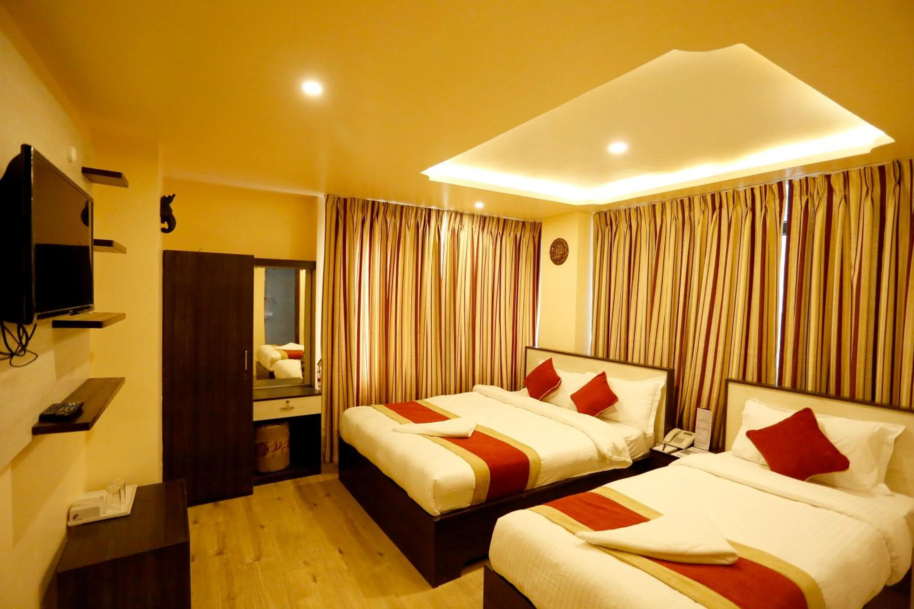 Bed in Hotel Readers Inn Pvt.Ltd
