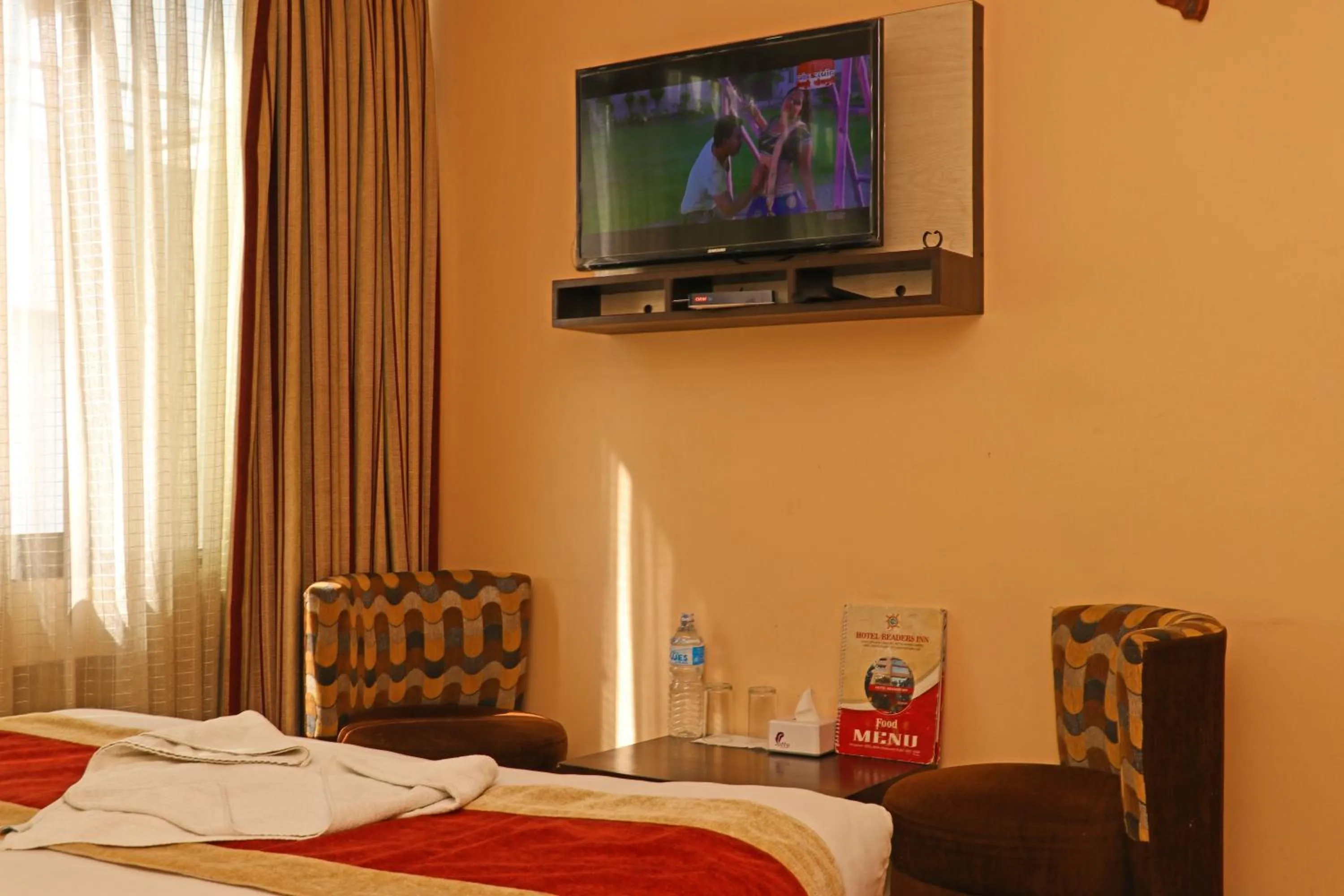 Seating area in Hotel Readers Inn Pvt.Ltd