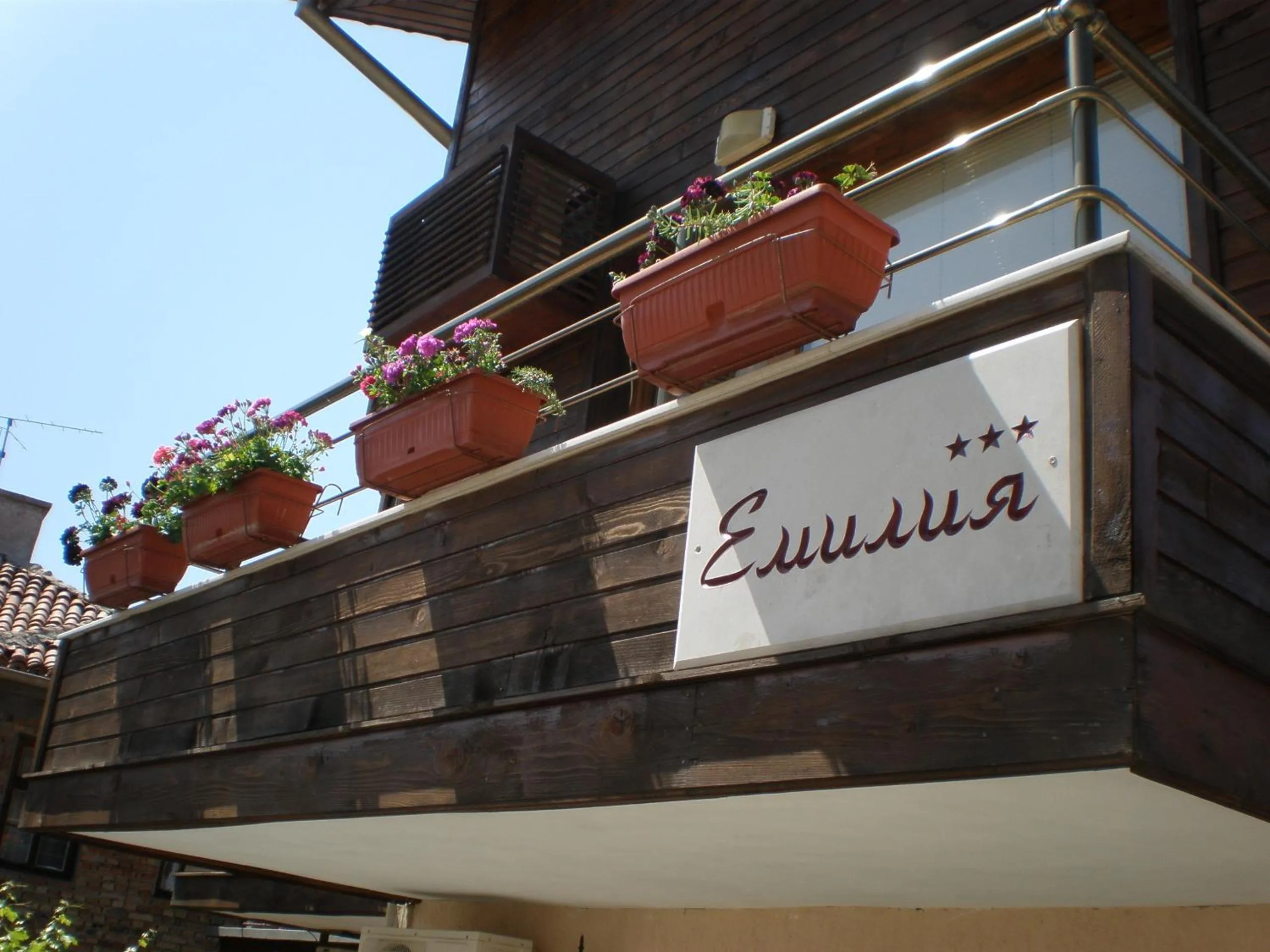 Decorative detail in Family Hotel Emilia