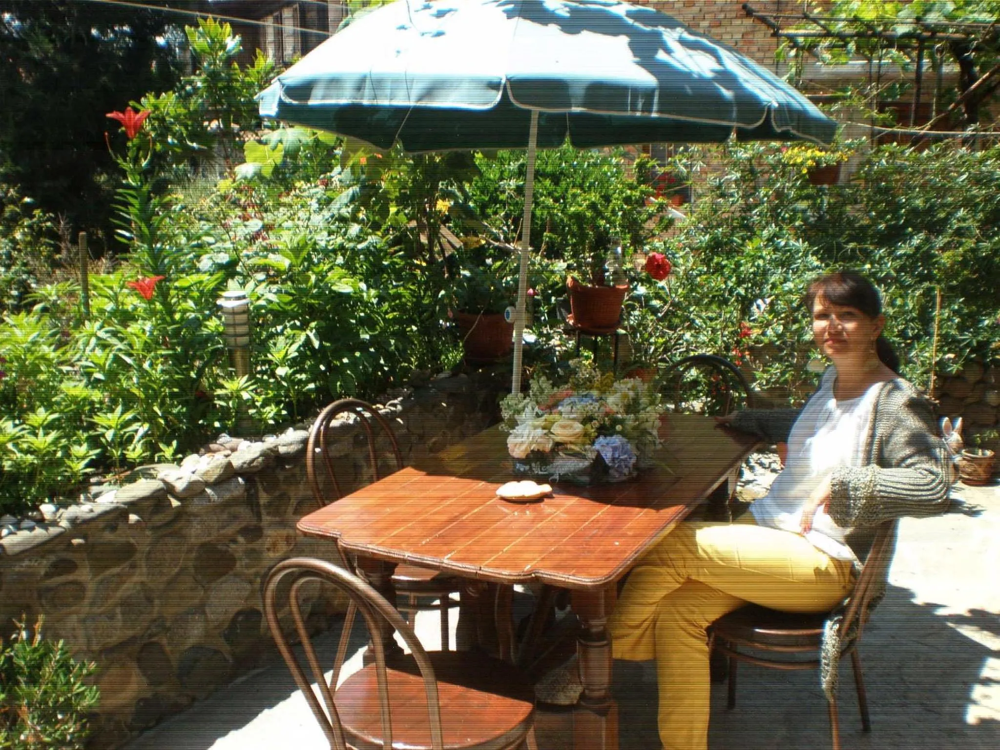 Patio in Family Hotel Emilia