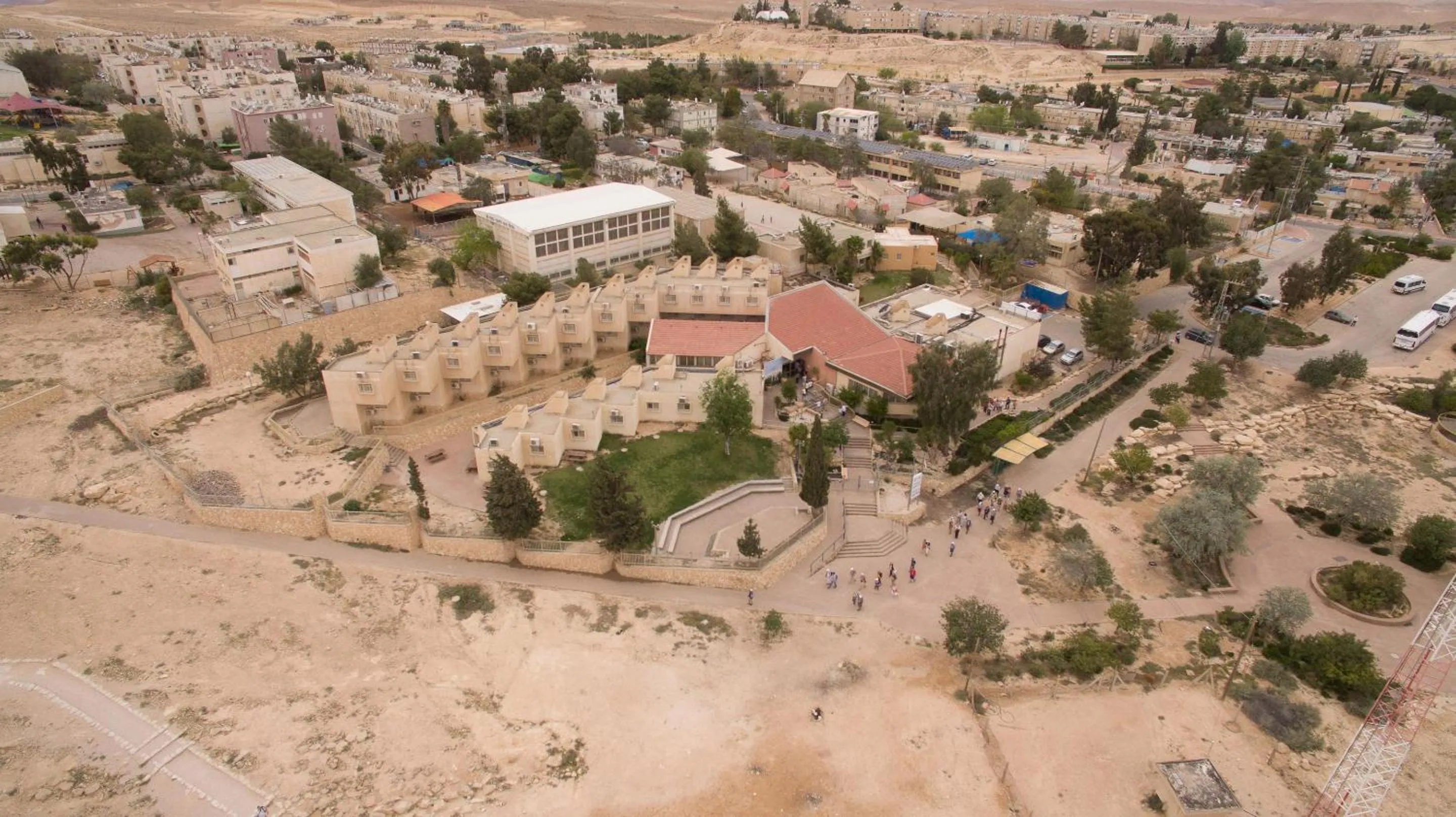 Bird's eye view in HI - Mitzpe Ramon Hostel