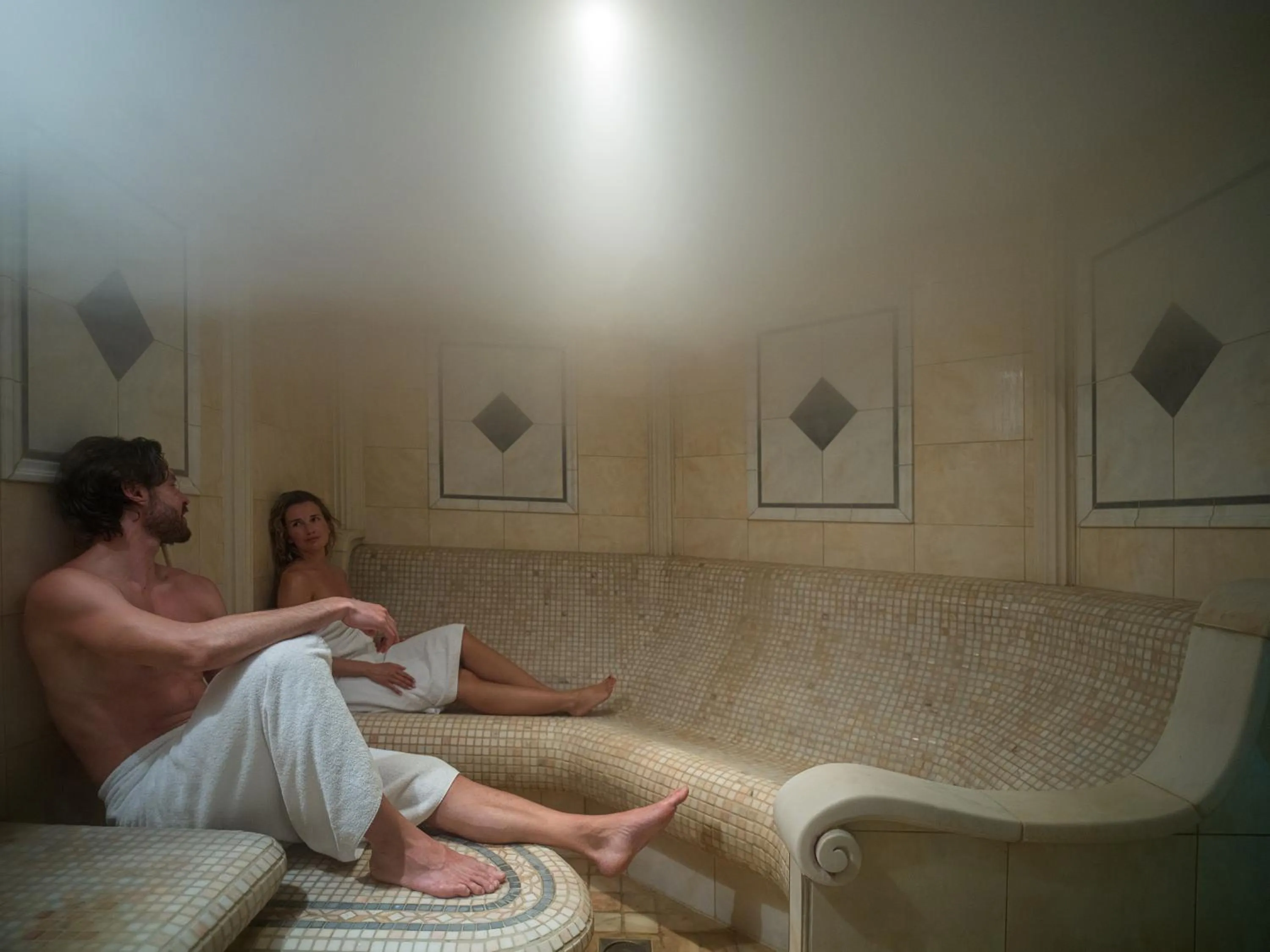 Sauna in Neptune Luxury Resort