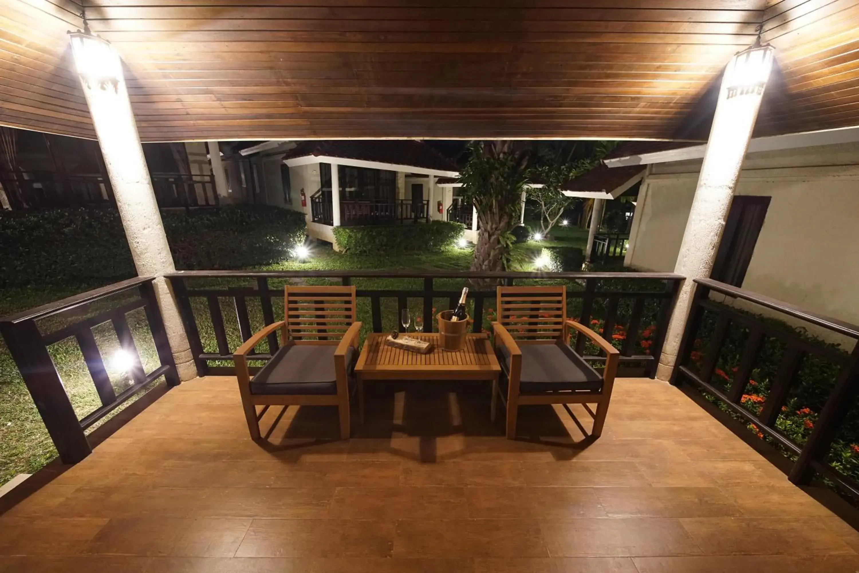 Balcony/Terrace in Aquavana Haad Rin Resort Balcony/Terrace in Aquavana Haad Rin Resort