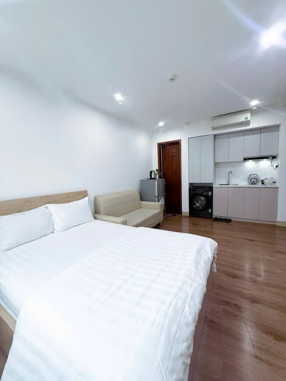 Bed in Saluxhotel&Apartment 2