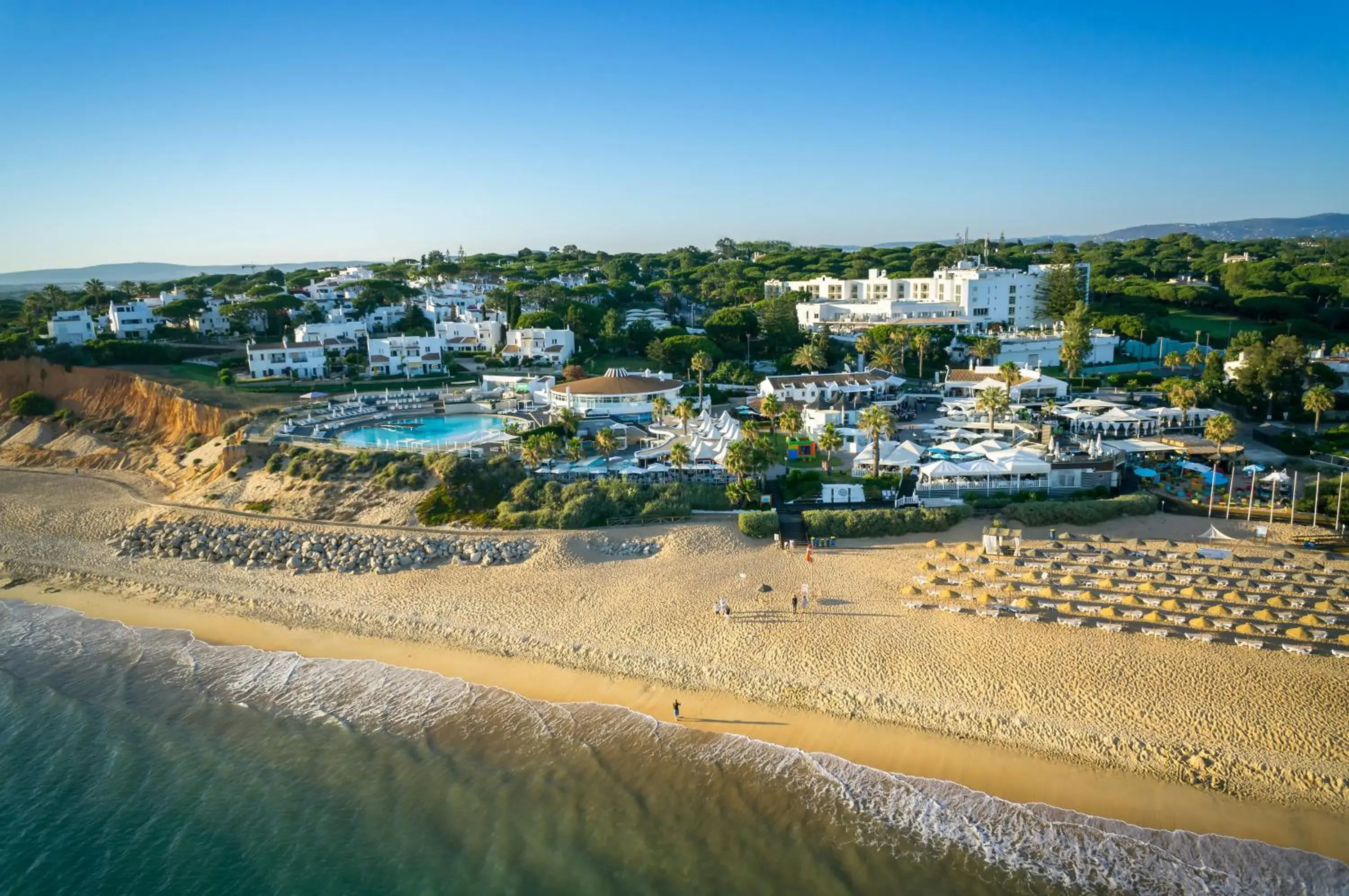 Bird's eye view in Vale Do Lobo Resort Bird's eye view in Vale Do Lobo Resort