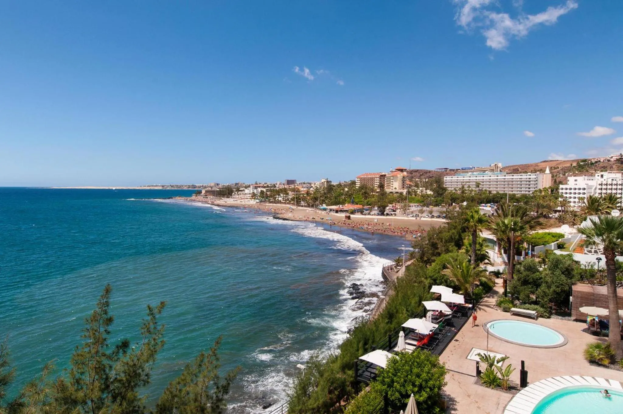 Beach in Beach House with private pool in San Agustín ET2 by VillaGranCanaria