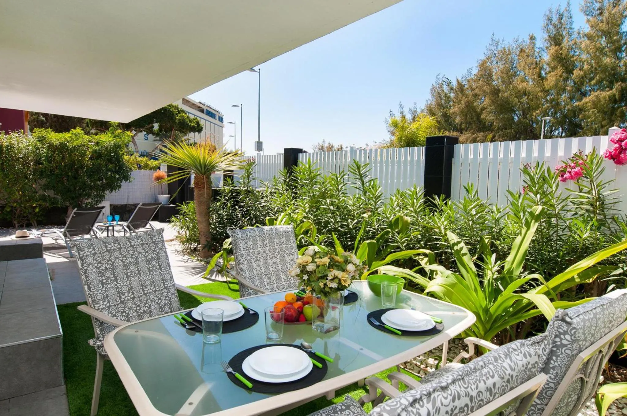 Garden in Beach House with private pool in San Agustín ET2 by VillaGranCanaria
