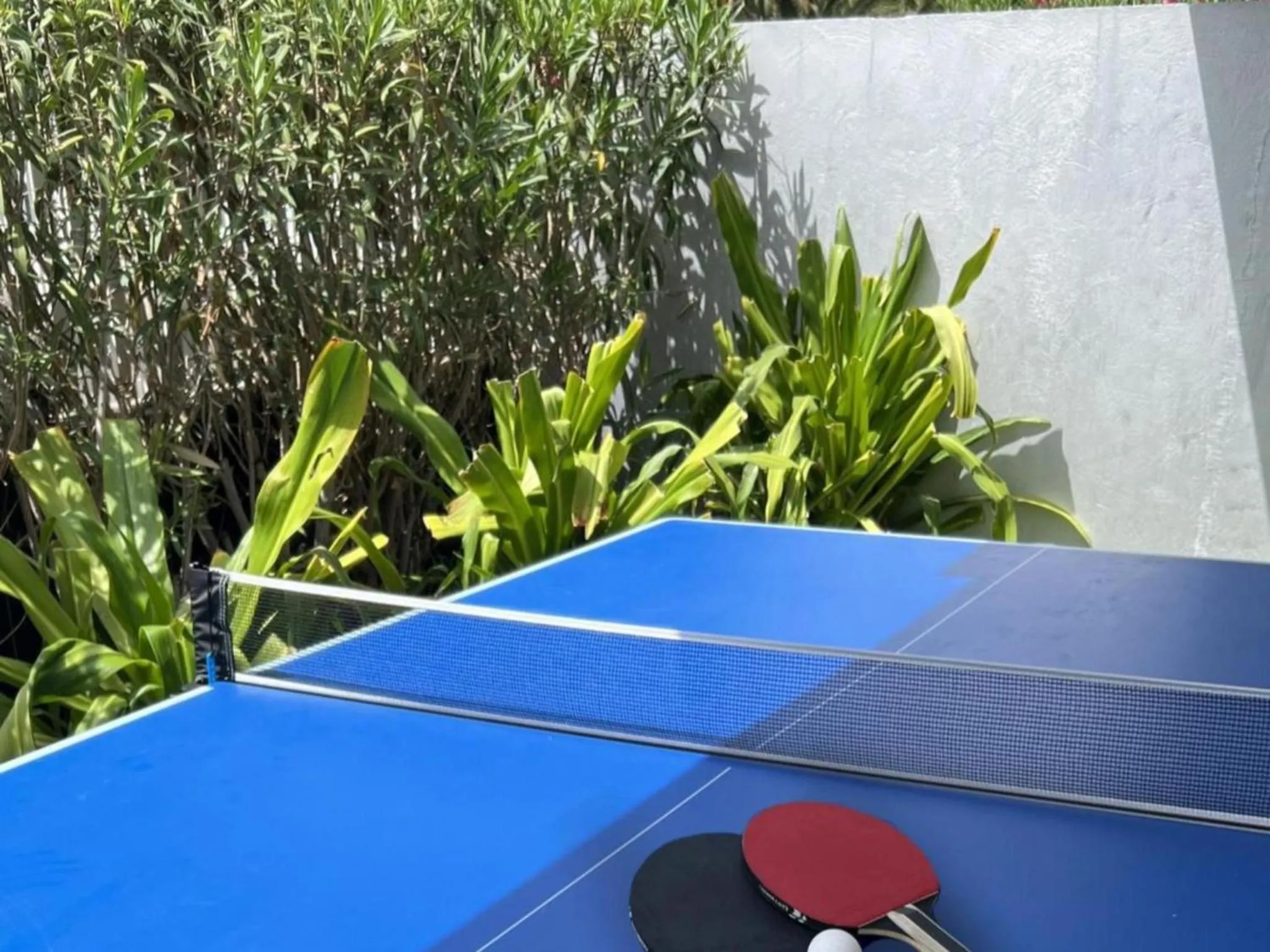 Table tennis in Beach House with private pool in San Agustín ET2 by VillaGranCanaria