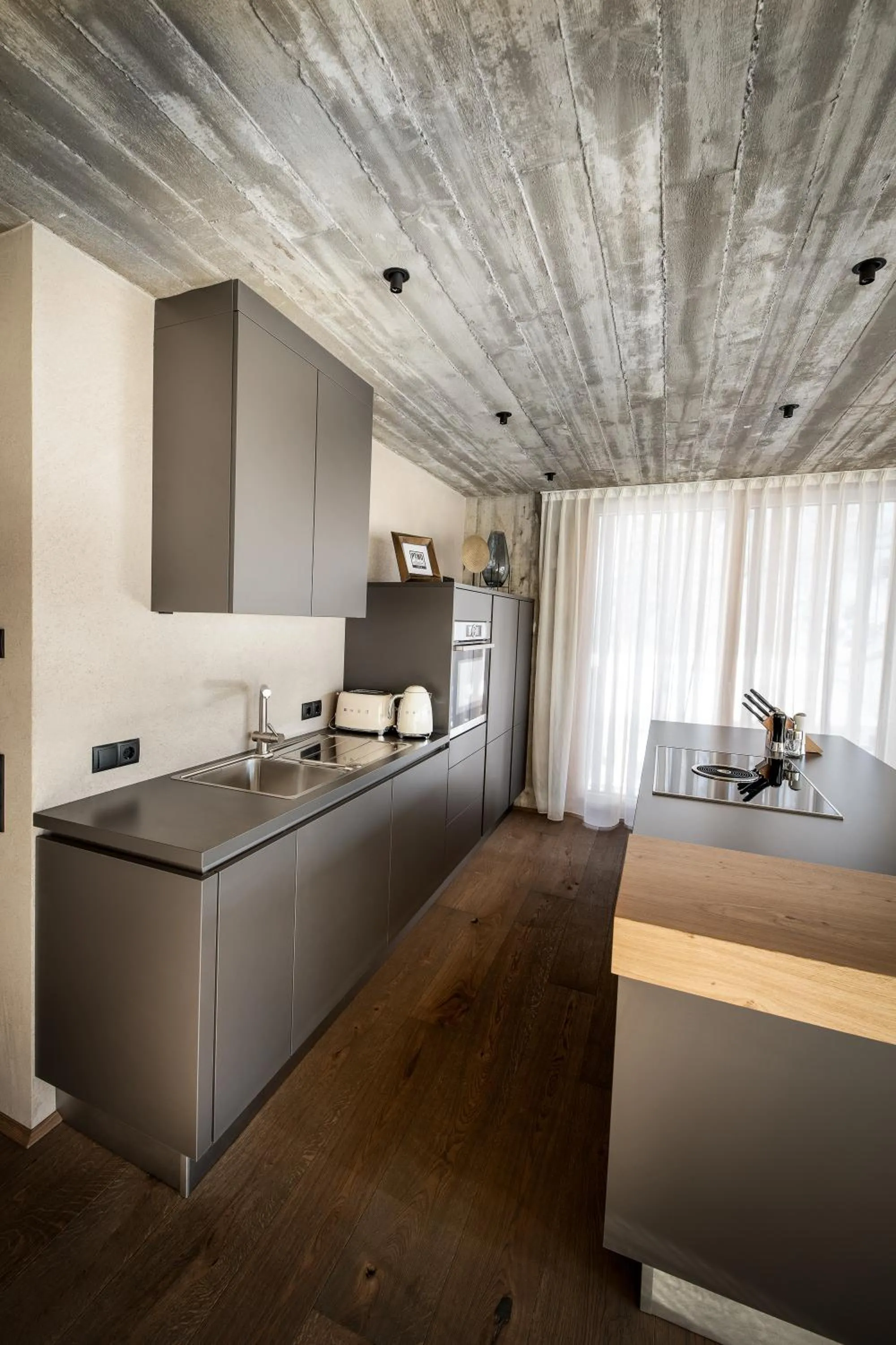 Kitchen or kitchenette in Glanz & Glory Appartements Längenfeld
