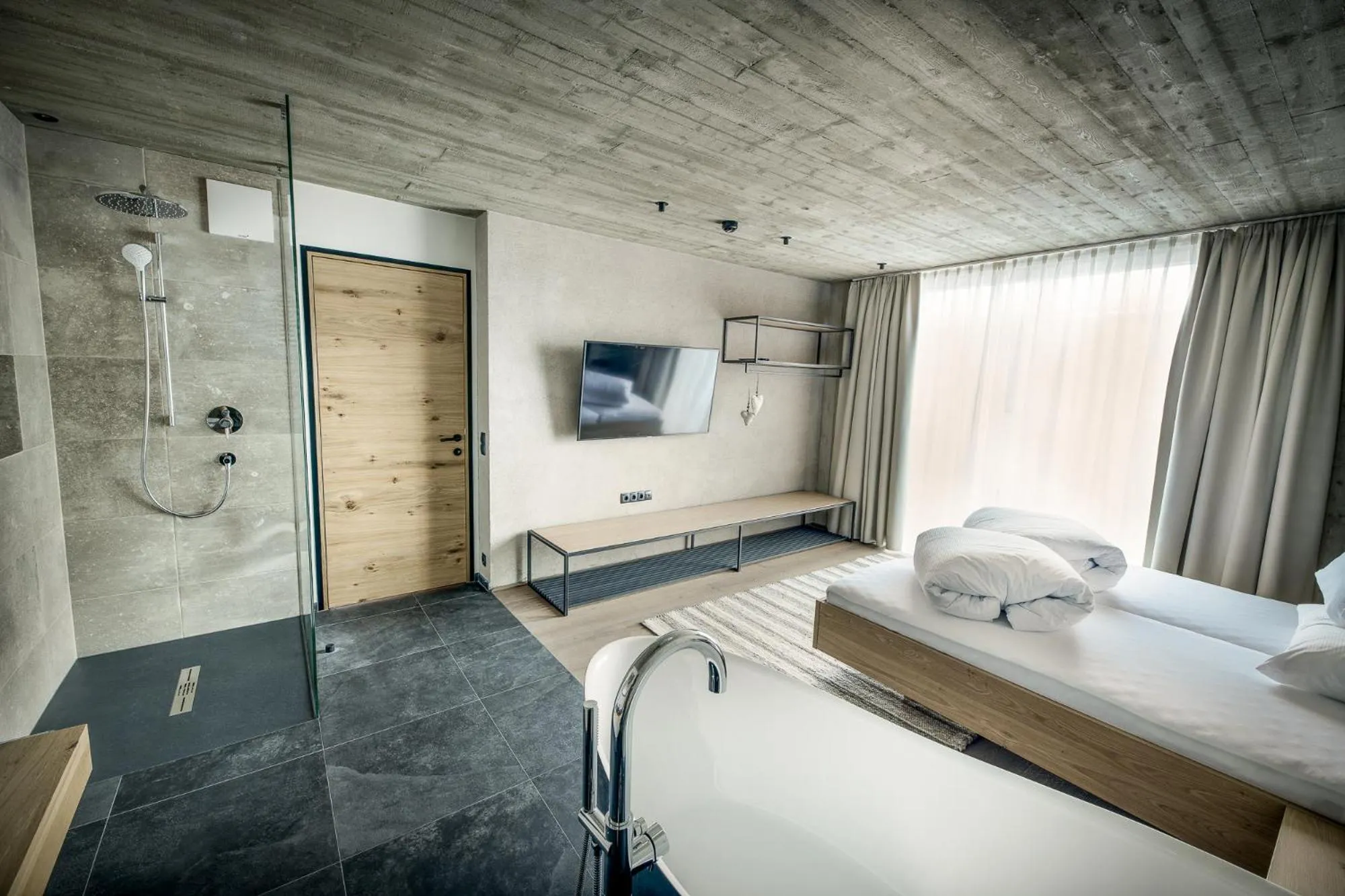 Shower, Bed in Glanz & Glory Appartements Längenfeld