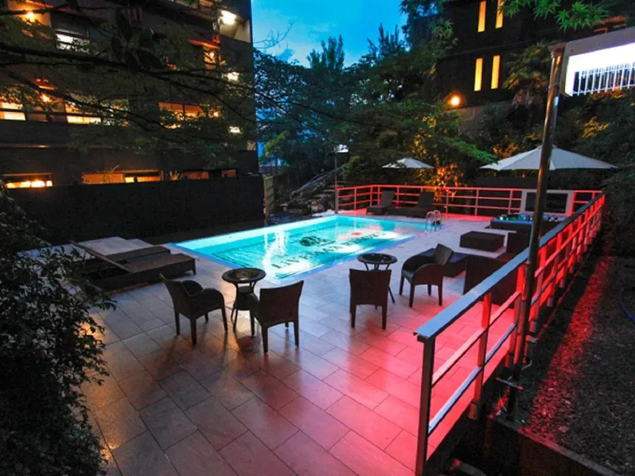 Swimming pool in LiVEMAX RESORT Aki Miyajima Swimming pool in LiVEMAX RESORT Aki Miyajima