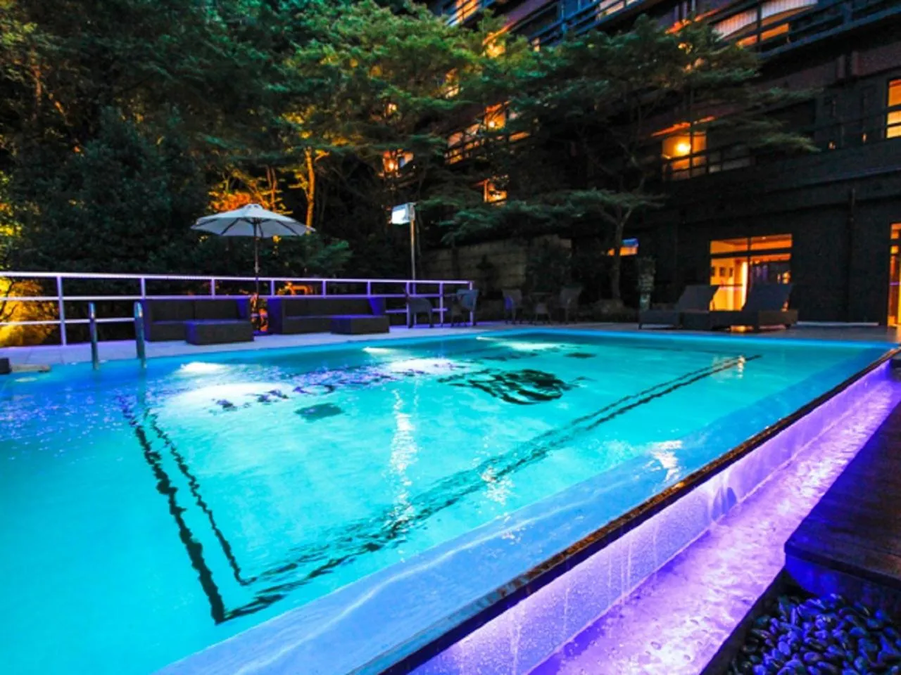 Swimming pool in LiVEMAX RESORT Aki Miyajima