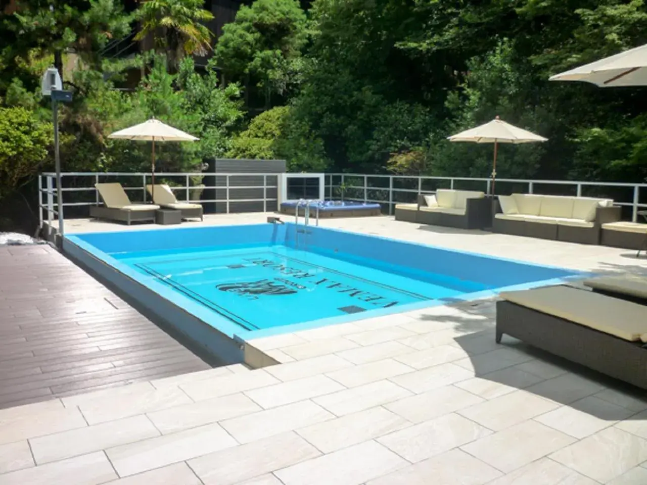 Swimming pool in LiVEMAX RESORT Aki Miyajima Swimming pool in LiVEMAX RESORT Aki Miyajima