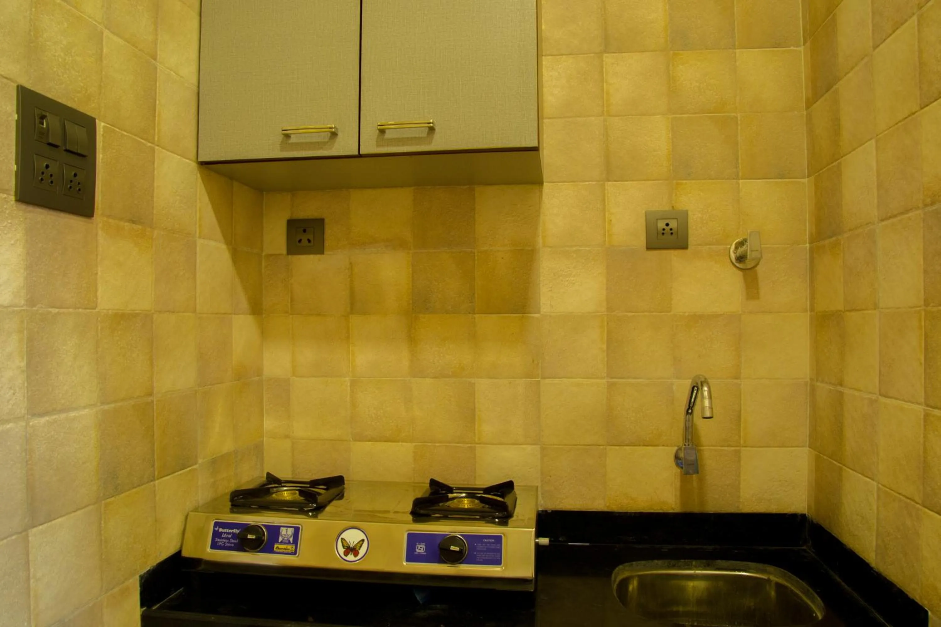 Communal kitchen in Hotel Tourister