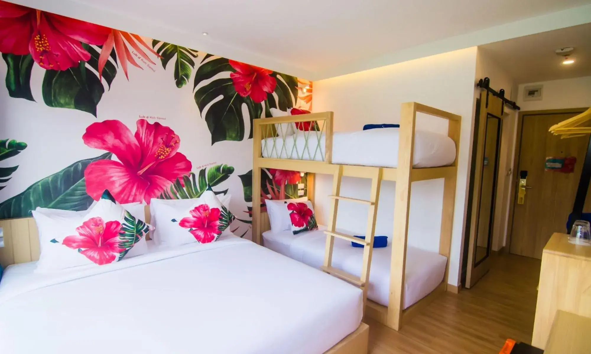View (from property/room), Bed in Lub d Koh Samui Chaweng Beach - Beachfront & Vibrant Social Vibe View (from property/room), Bed in Lub d Koh Samui Chaweng Beach - Beachfront & Vibrant Social Vibe