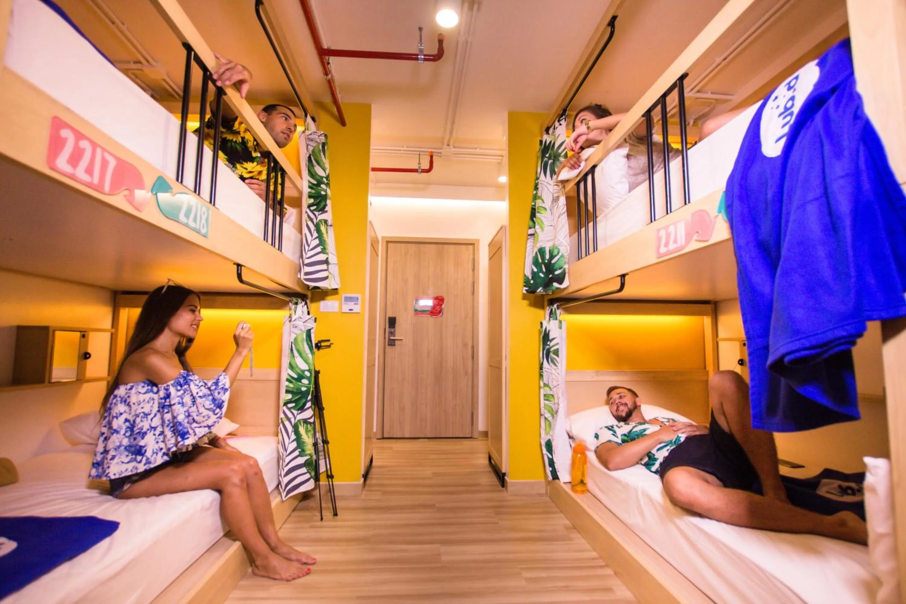 Photo of the whole room, Bed in Lub d Koh Samui Chaweng Beach - Beachfront & Vibrant Social Vibe