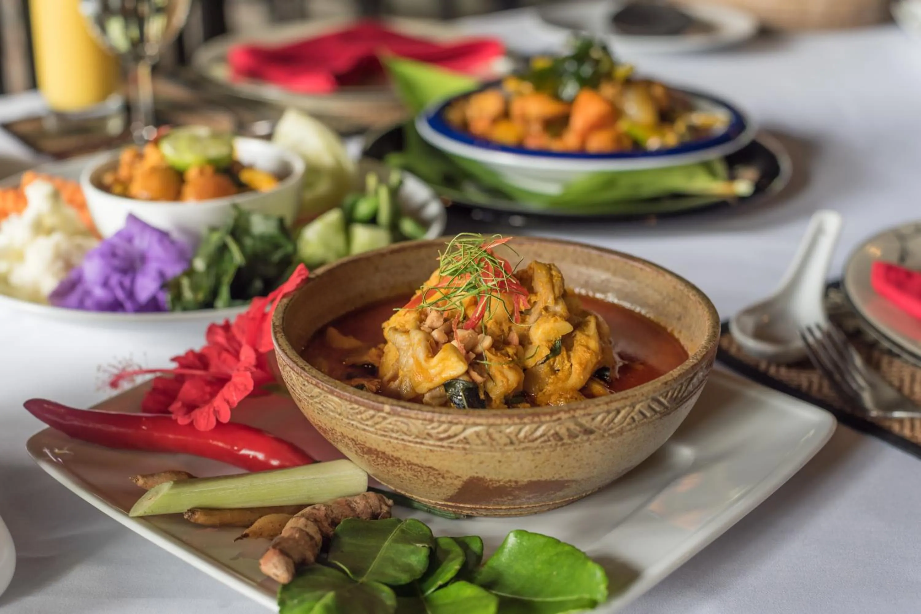 Lunch in Bong Thom Forest Lodge