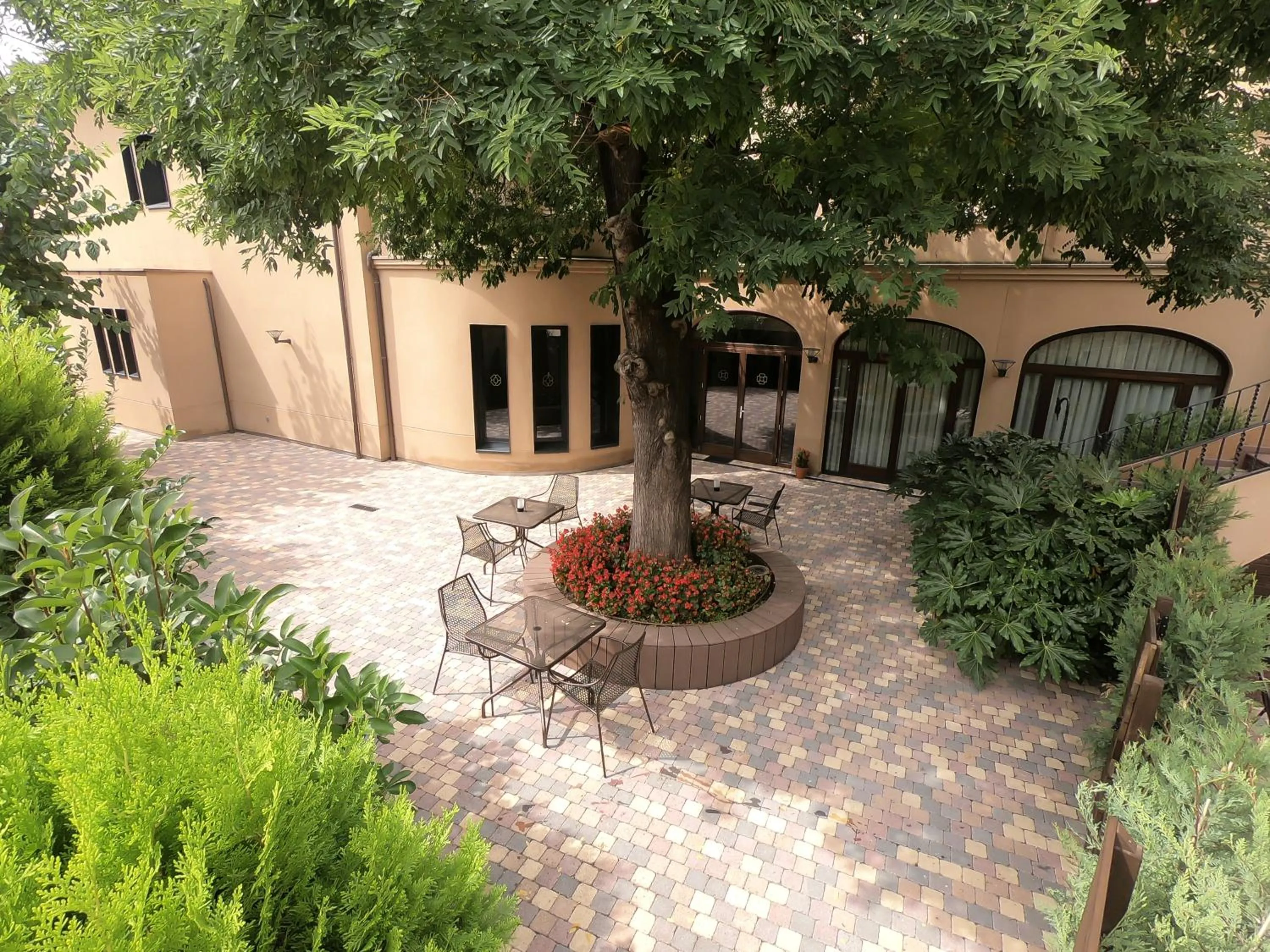 Patio in Les Clarisses Boutique Hotel