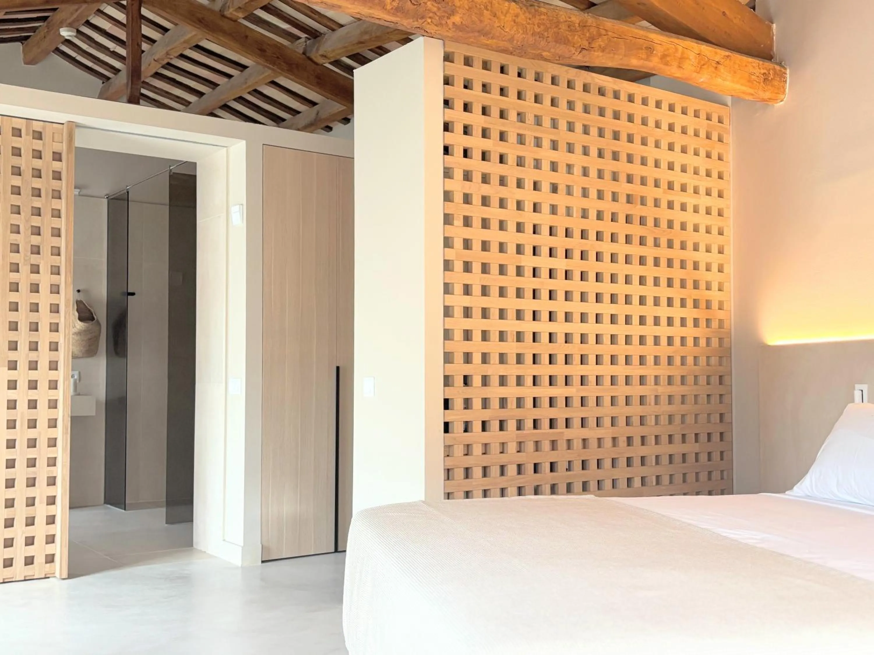 Bed in Les Clarisses Boutique Hotel