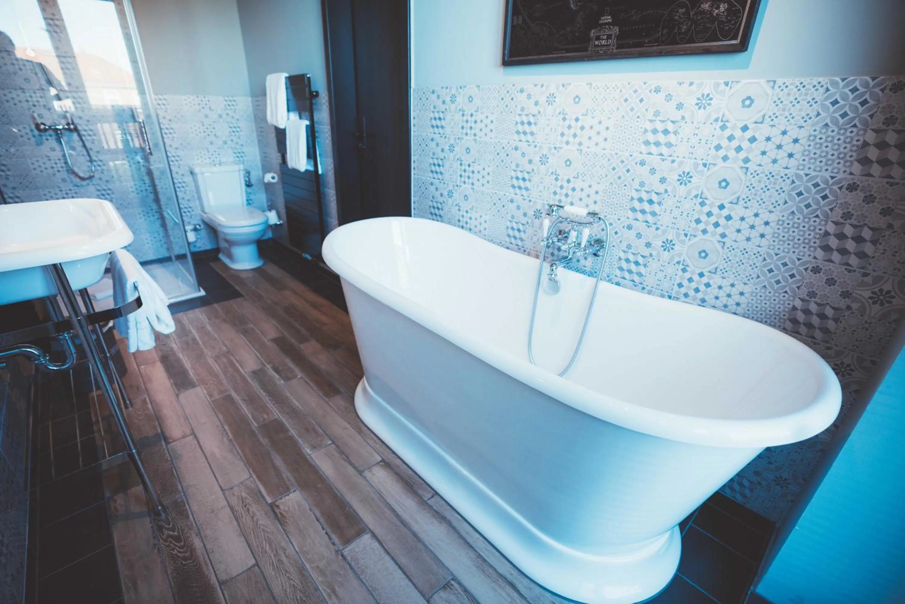 Bathroom in Fliegerdeich Hotel & Restaurant