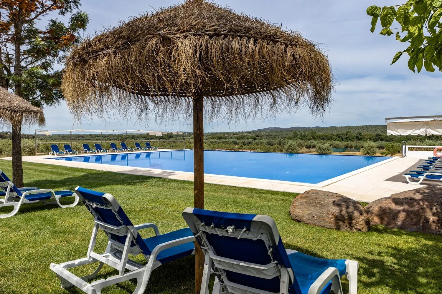 Pool view in Vila Planicie