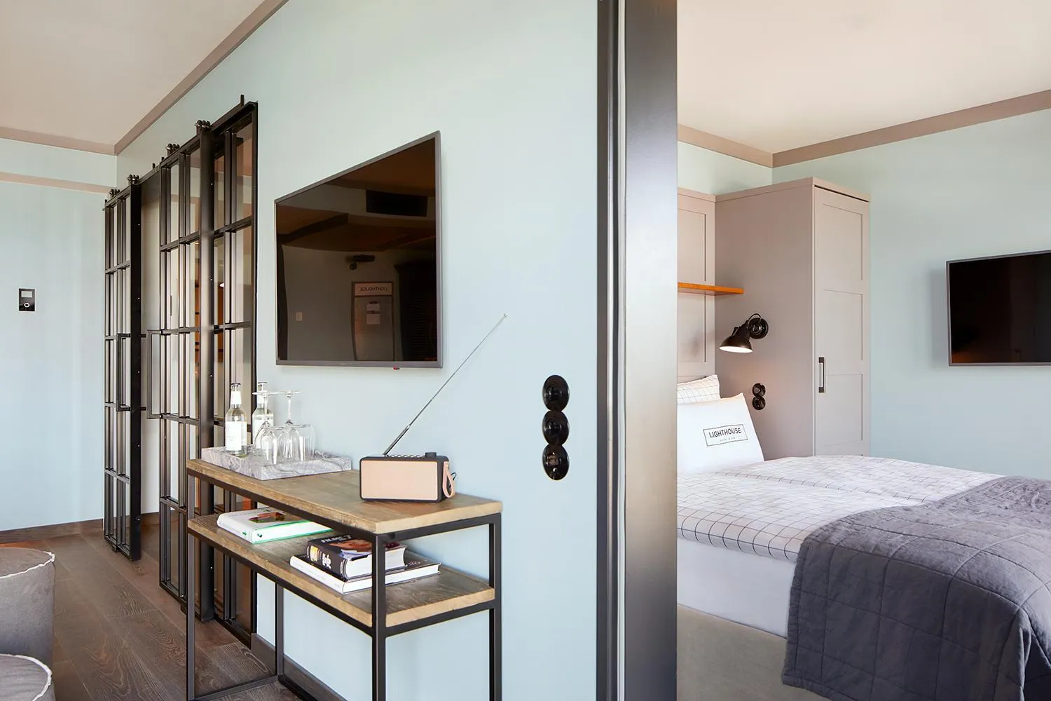 Bed in Lighthouse Hotel & Spa