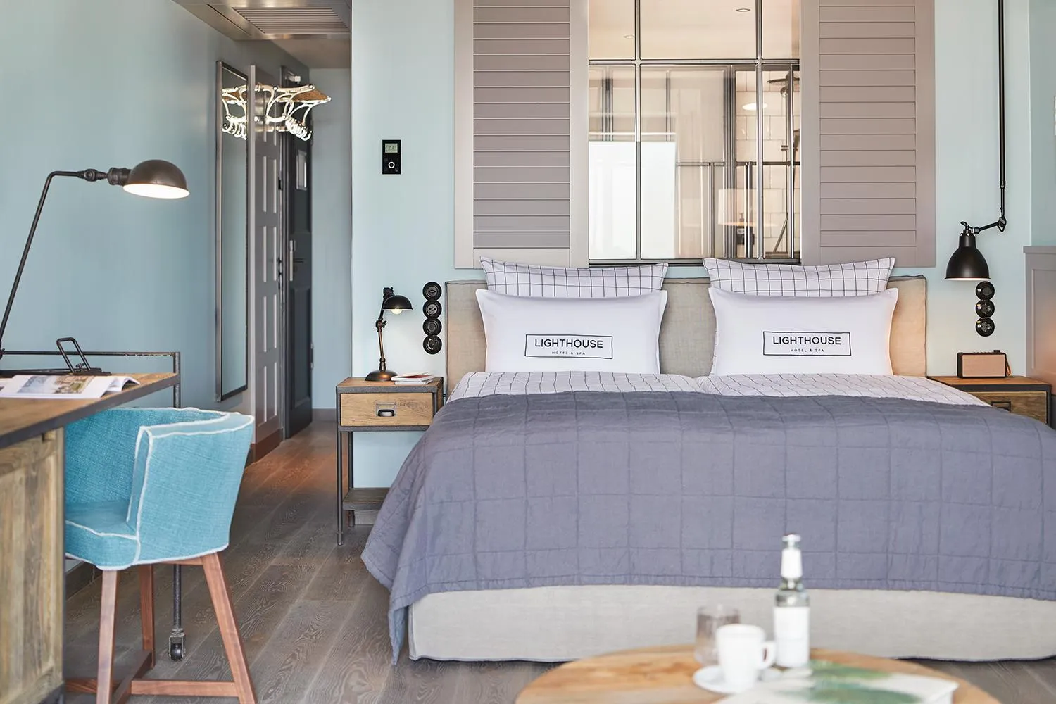 Bed in Lighthouse Hotel & Spa