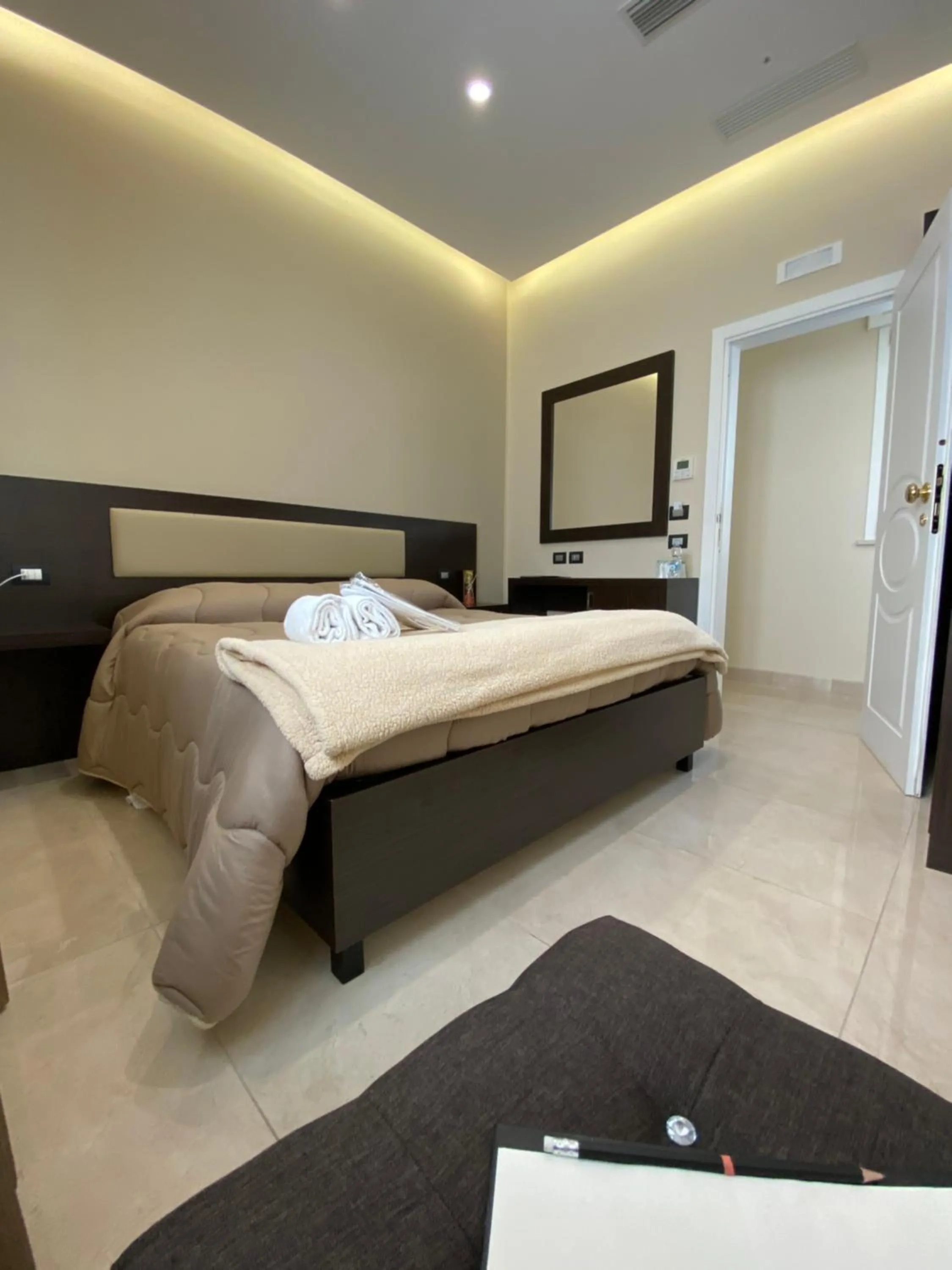 Bed in Grand Hotel Royal