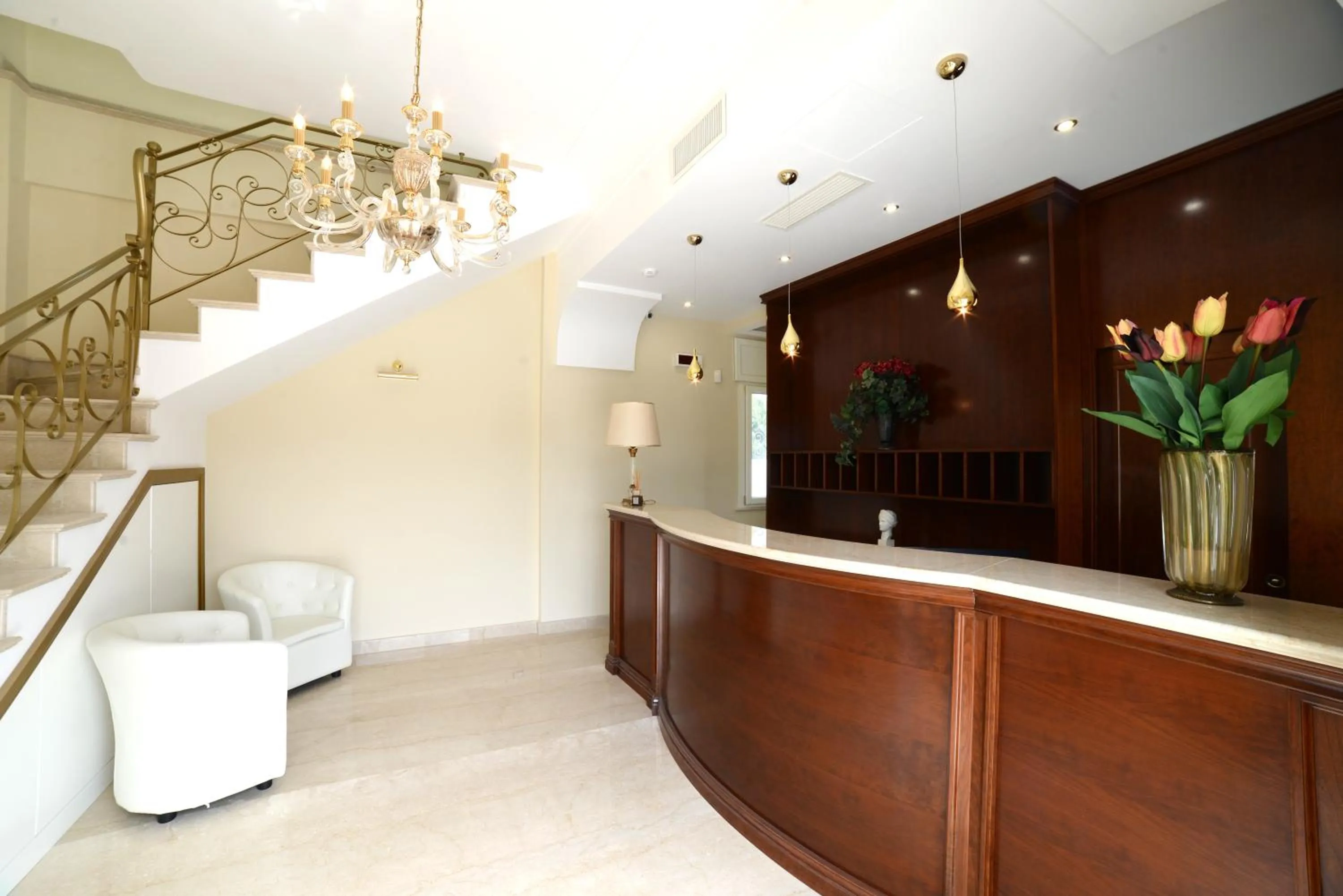 Lobby or reception in Grand Hotel Royal