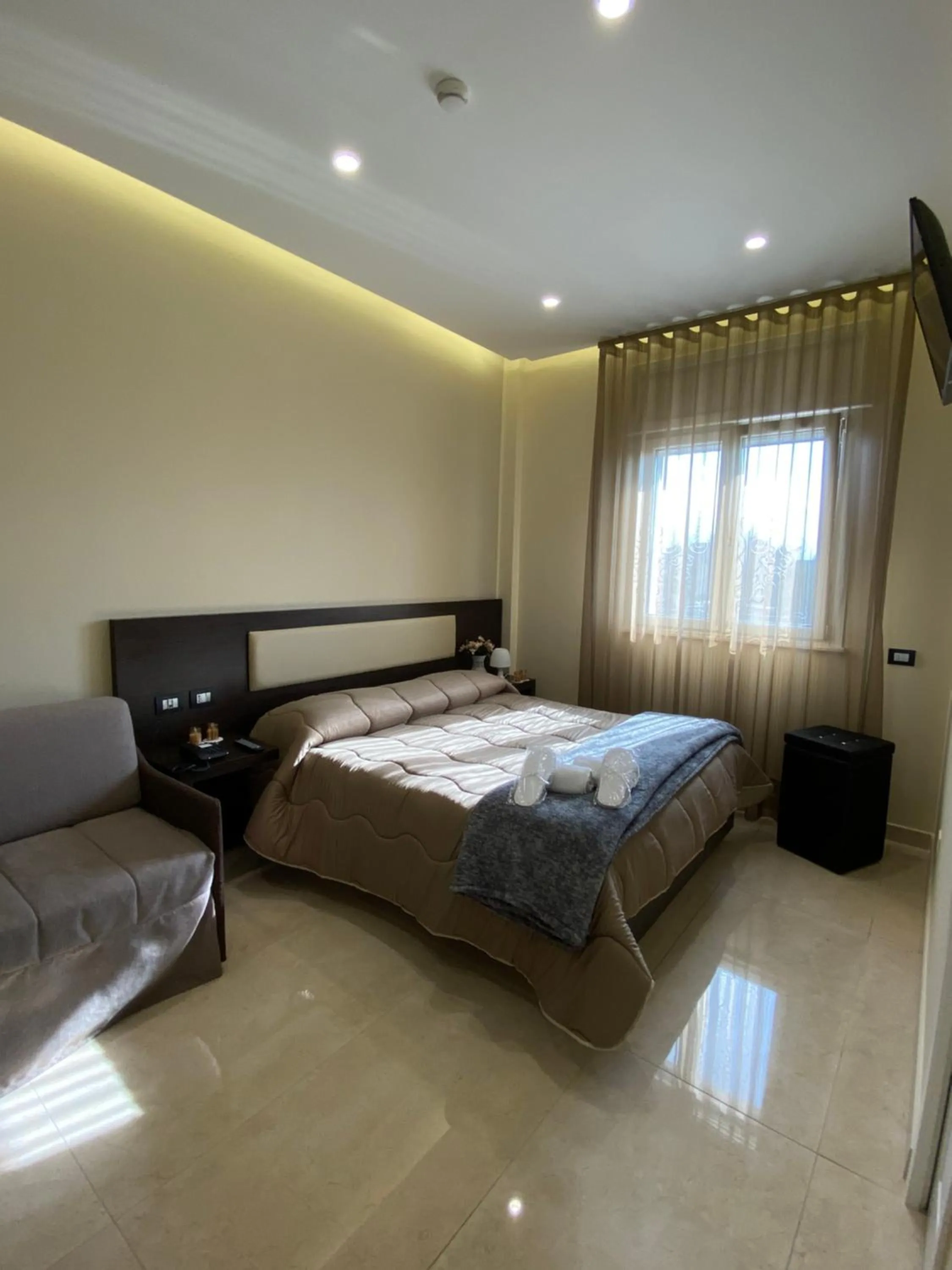 Bed in Grand Hotel Royal