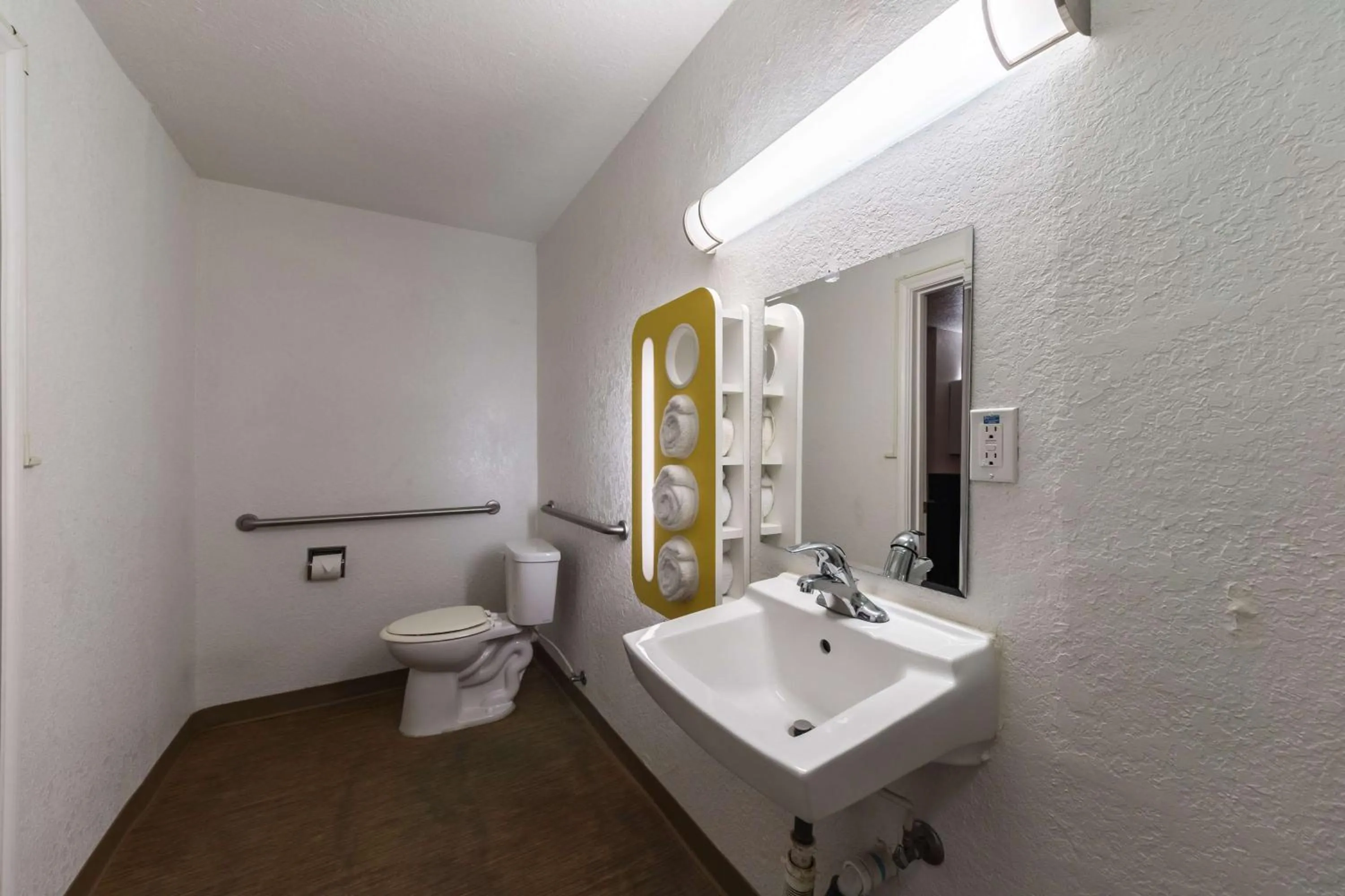 Toilet in Motel 6-Uvalde, TX