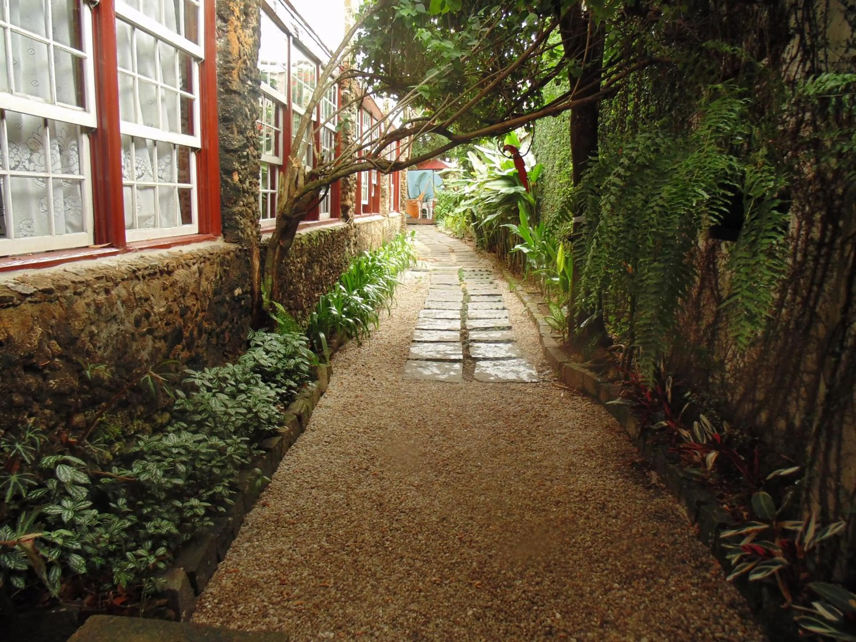 Garden in Pousada Arte Colonial - Casarão Histórico do Séc XVIII - Lancha Própria