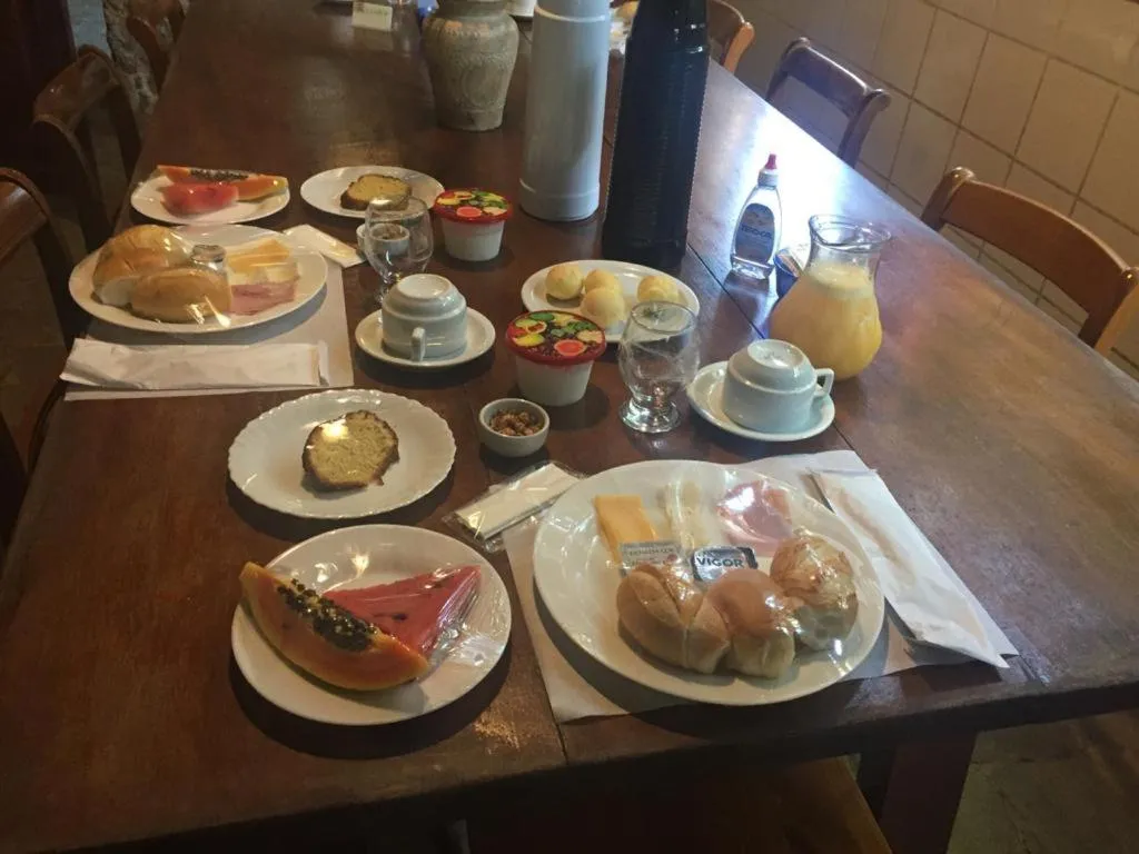 Continental breakfast in Pousada Arte Colonial - Casarão Histórico do Séc XVIII - Lancha Própria