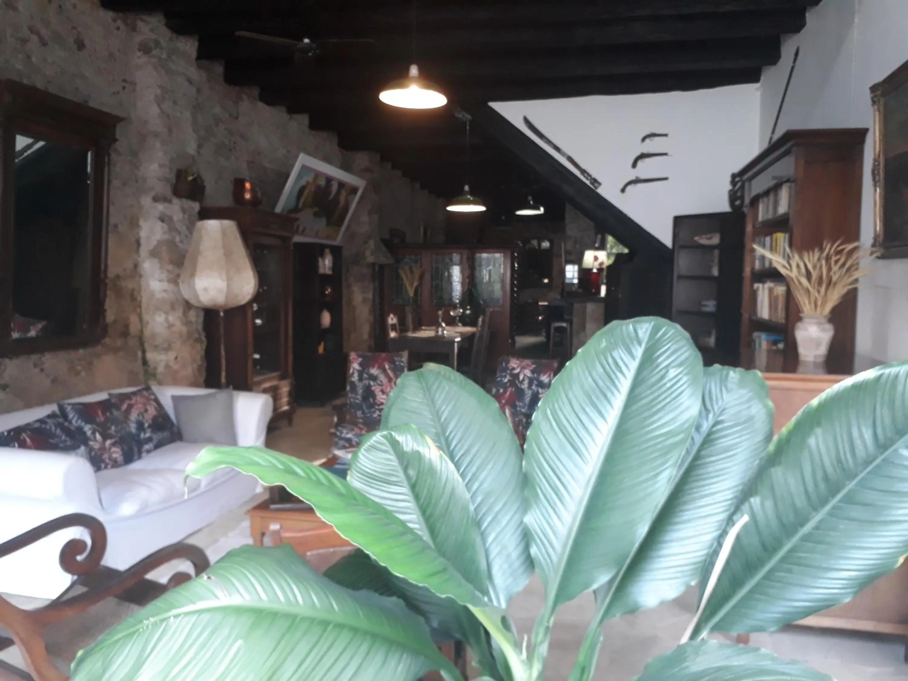 Library in Pousada Arte Colonial - Casarão Histórico do Séc XVIII - Lancha Própria