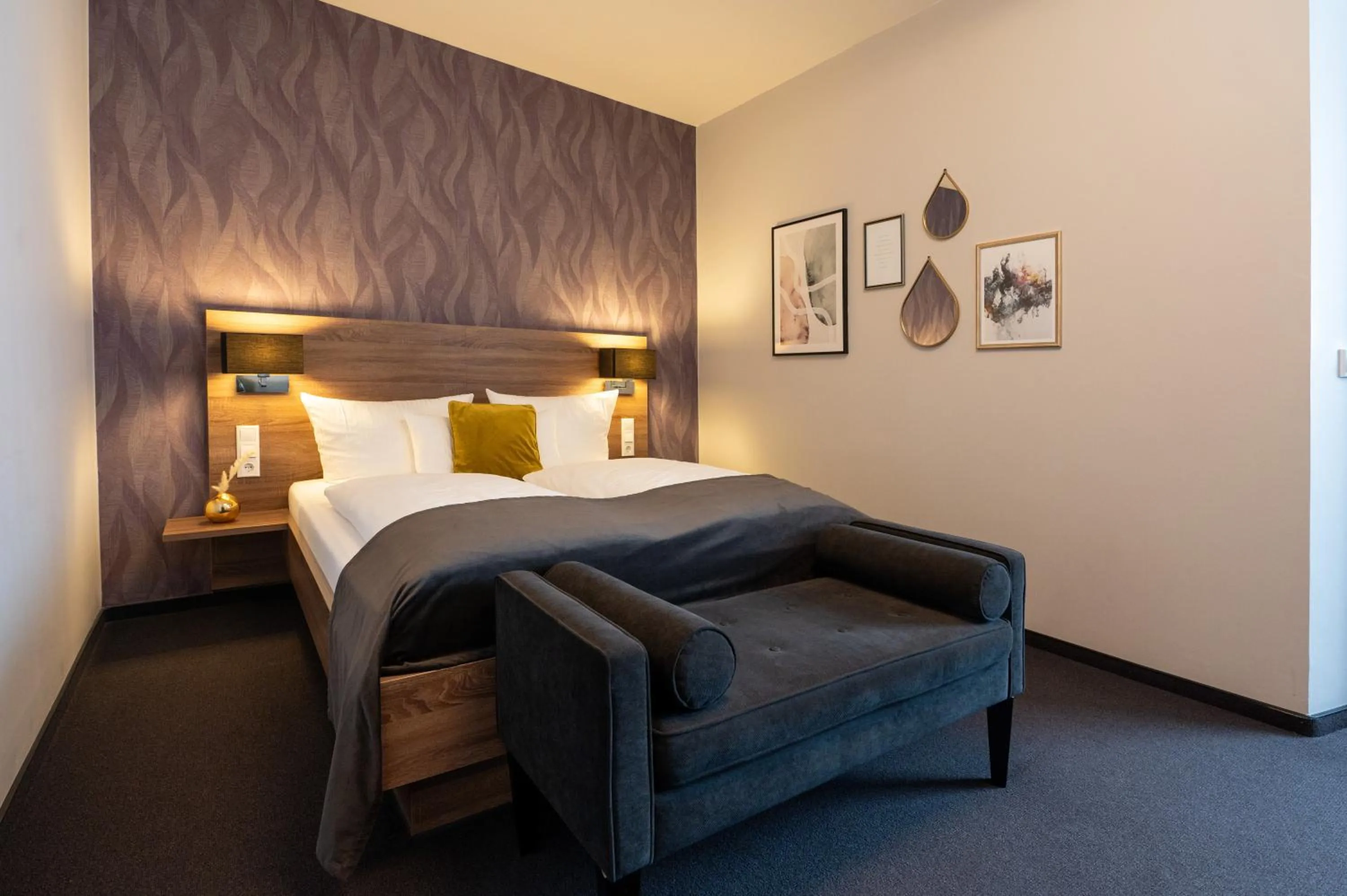 Bed in V Boutique Hotel Böblingen