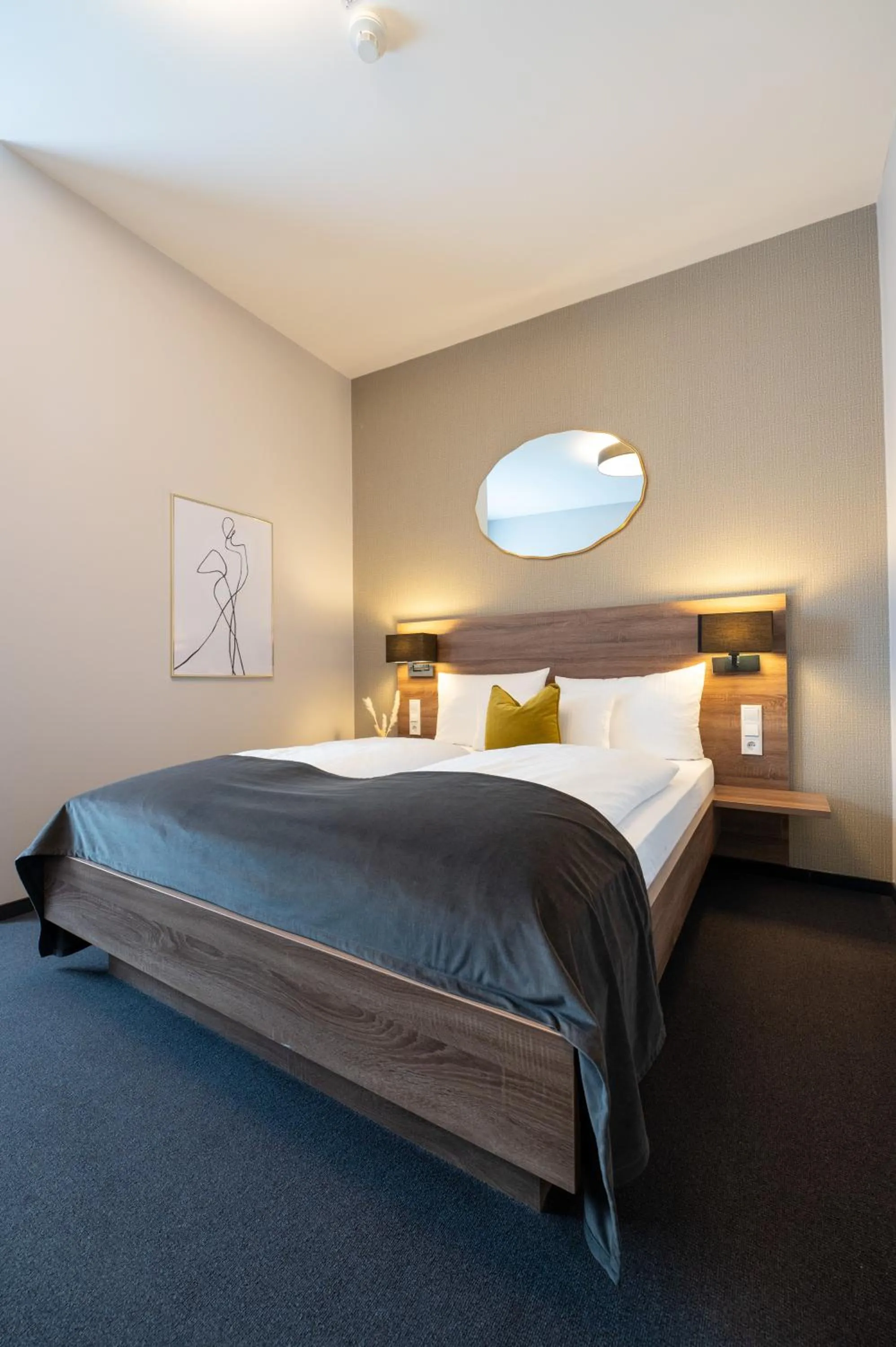 Bed in V Boutique Hotel Böblingen