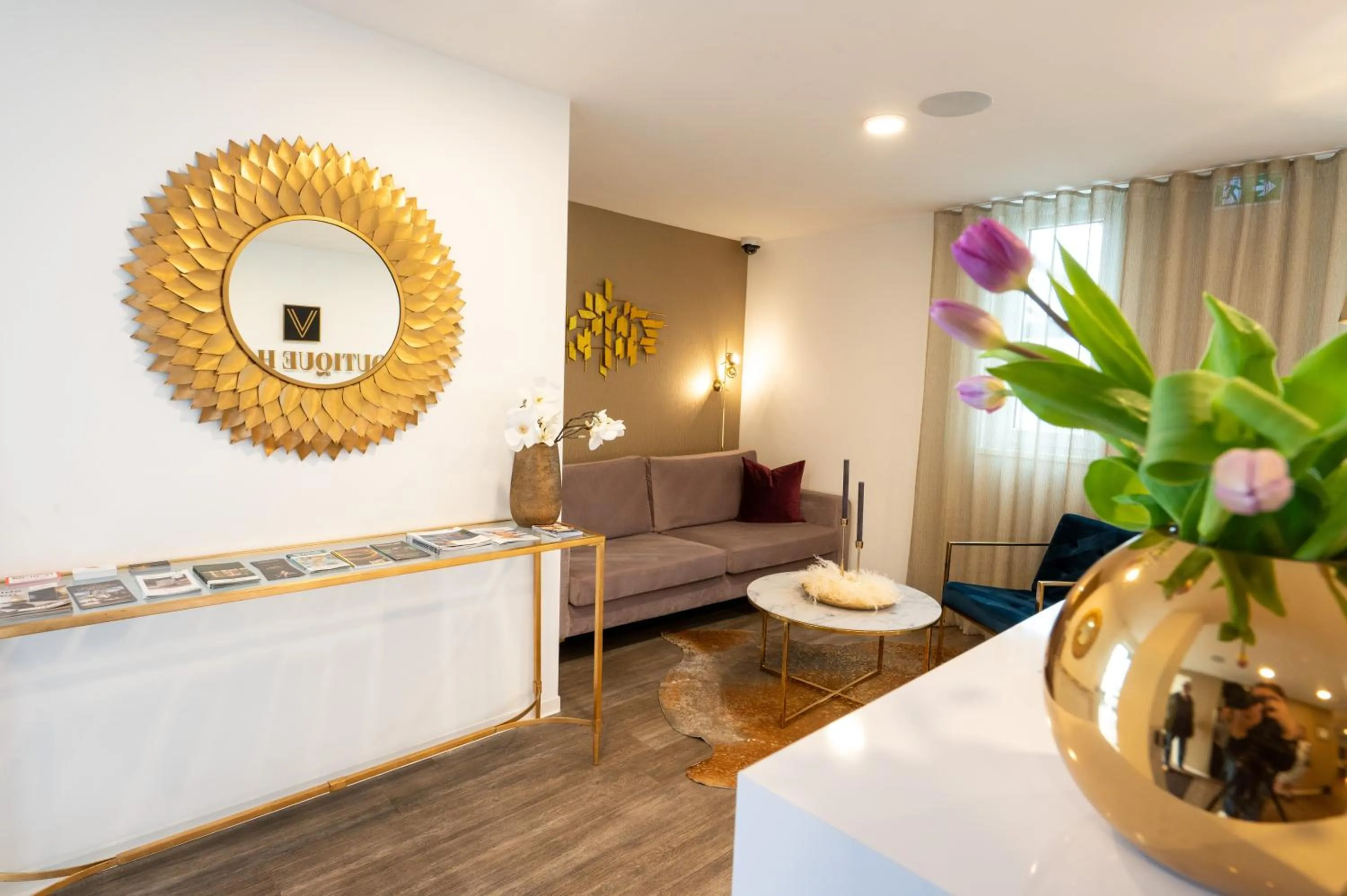 Seating area in V Boutique Hotel Böblingen