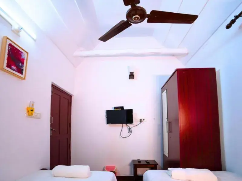 Bed in Anamala Serenity Homestay Kerala Bed in Anamala Serenity Homestay Kerala