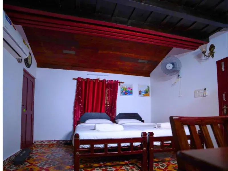 Bed in Anamala Serenity Homestay Kerala Bed in Anamala Serenity Homestay Kerala
