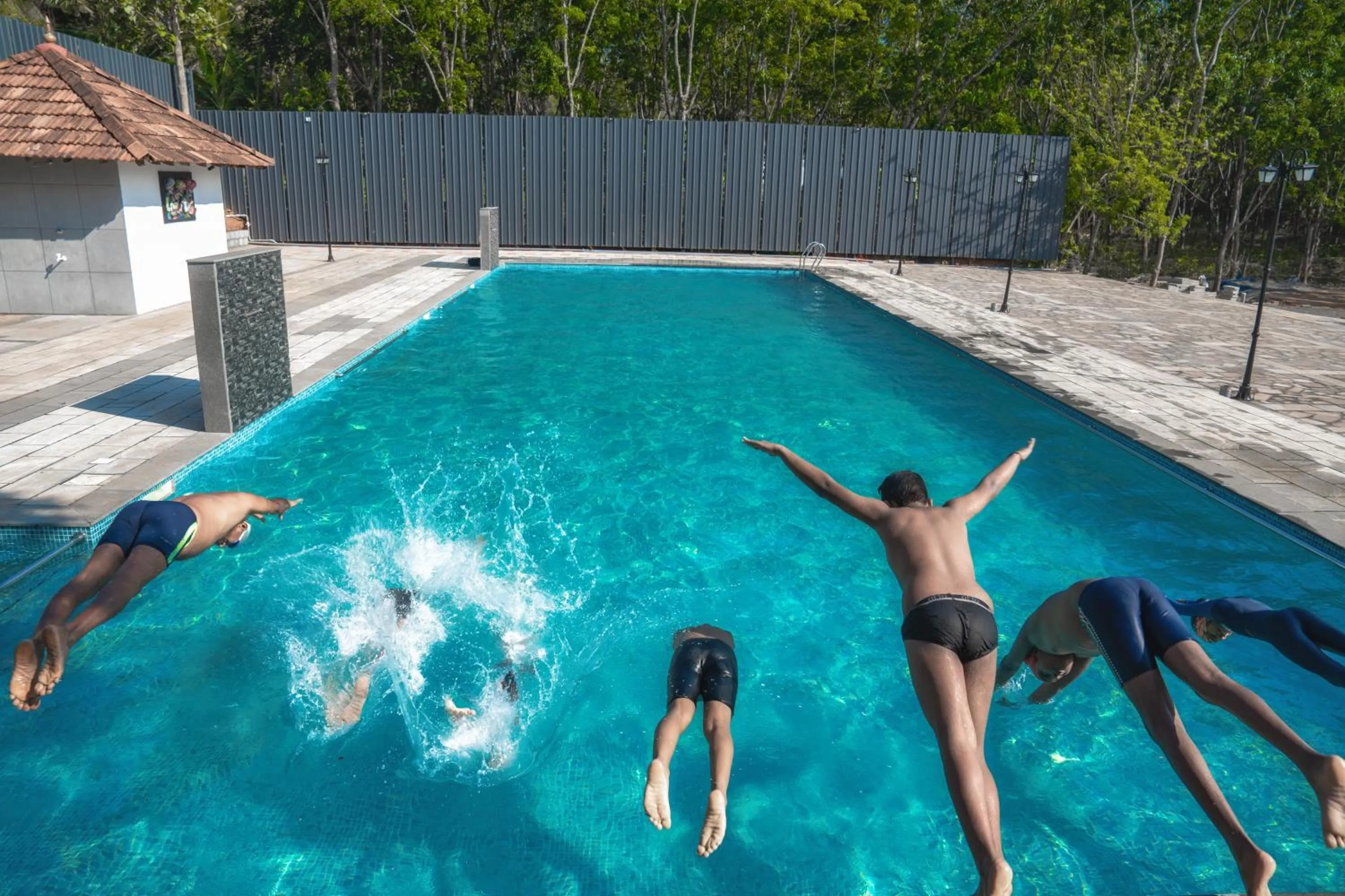 Swimming pool in Anamala Serenity Homestay Kerala